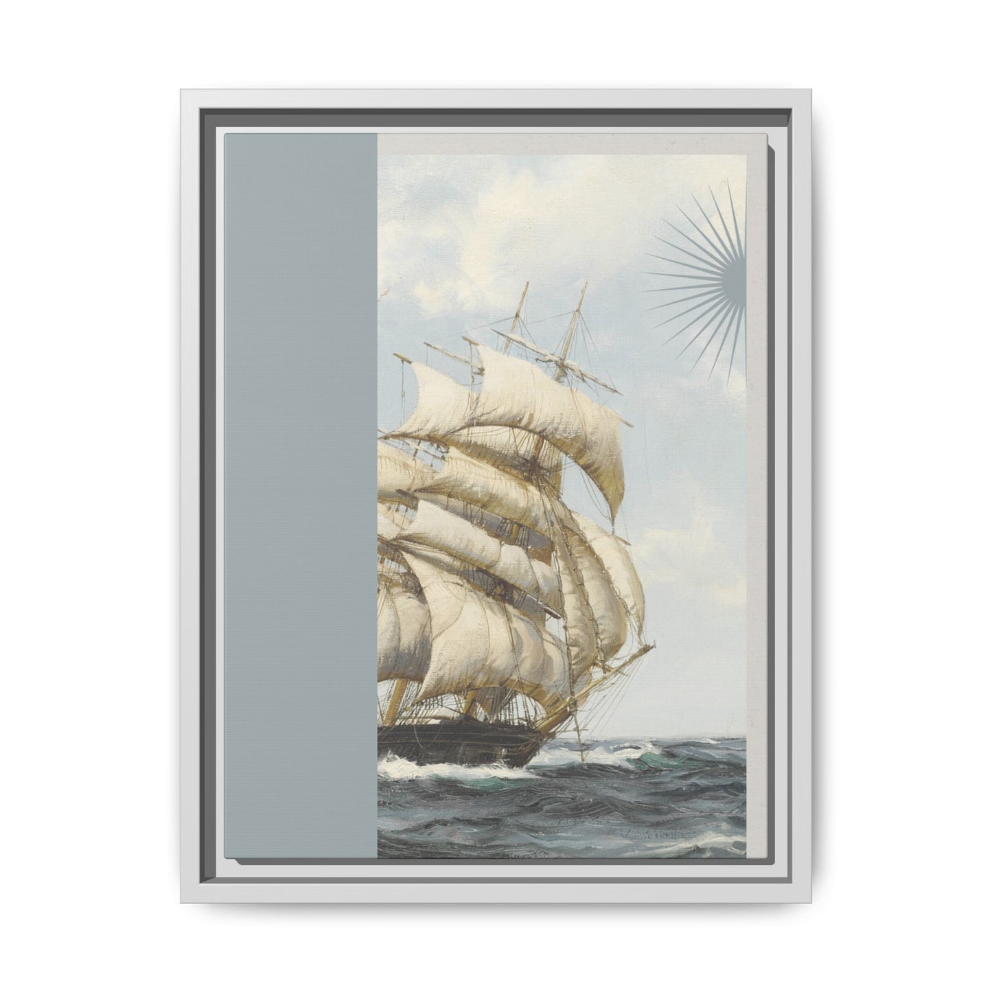High Seas - MDRN ANTQ - Framed Canvas