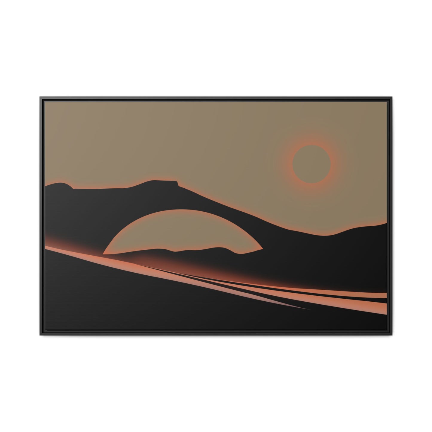 Copy of Archway - Sand - Framed Canvas
