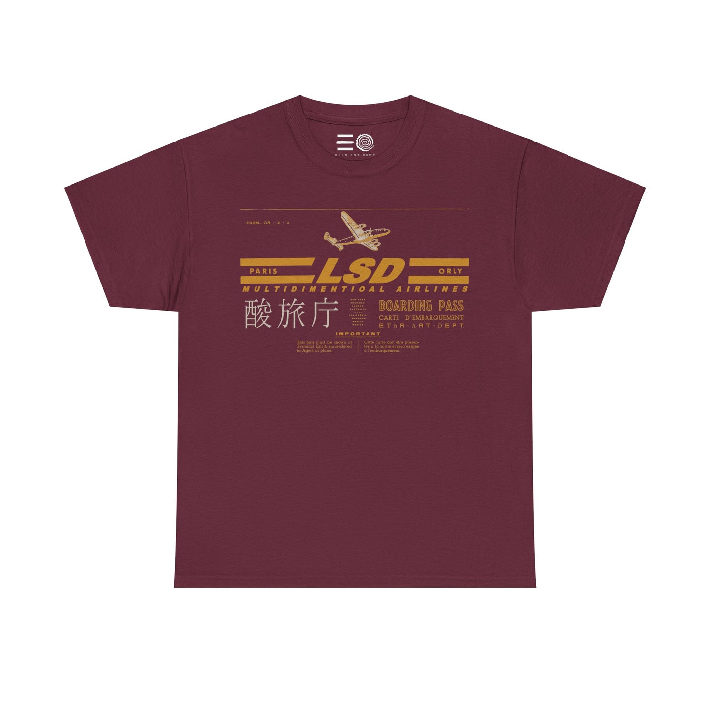 L.S.D. Boarding Pass T-Shirt
