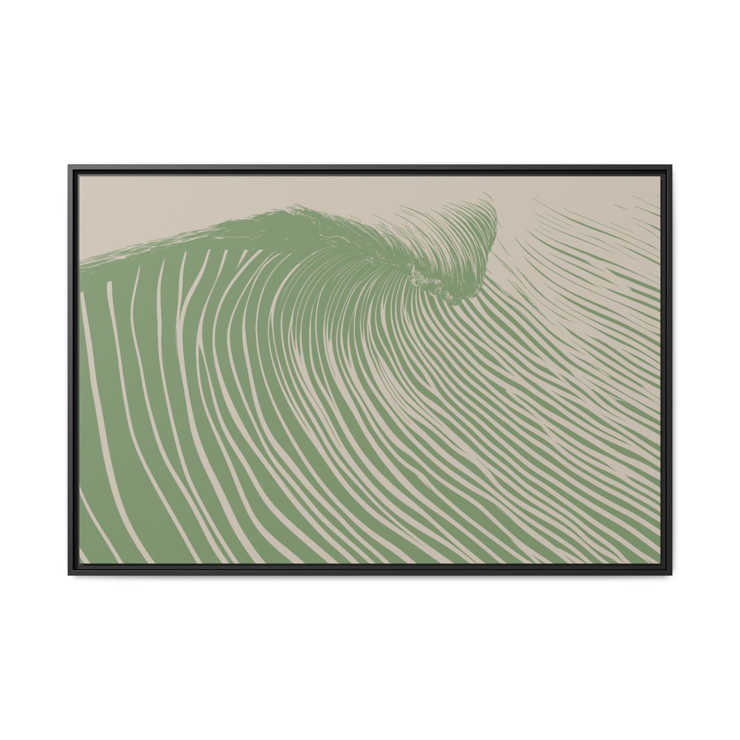 Wedge - Seaweed - Framed Canvas