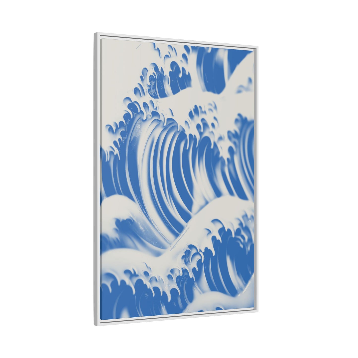 Eastern Crest - Royal - Framed Canvas