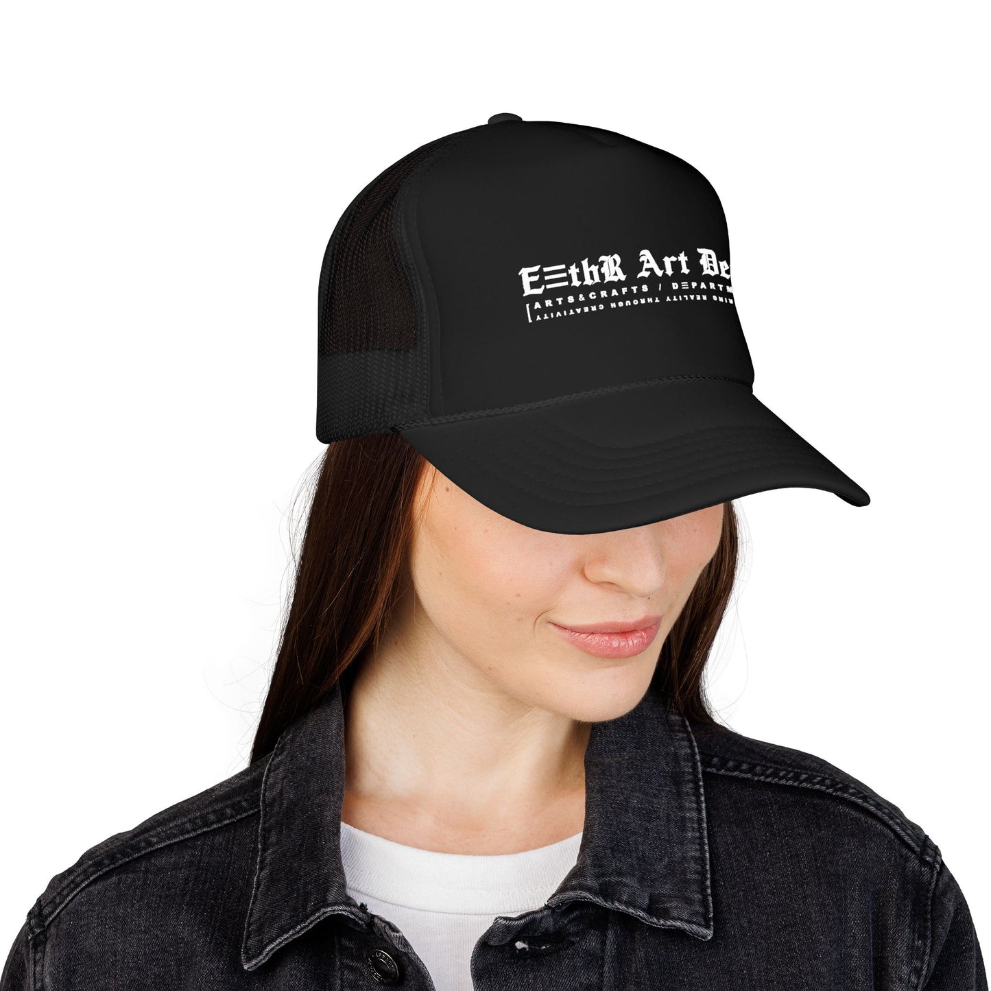 Ethx Art Dept. Foam Trucker Hat – Gothic Logo Mesh Cap