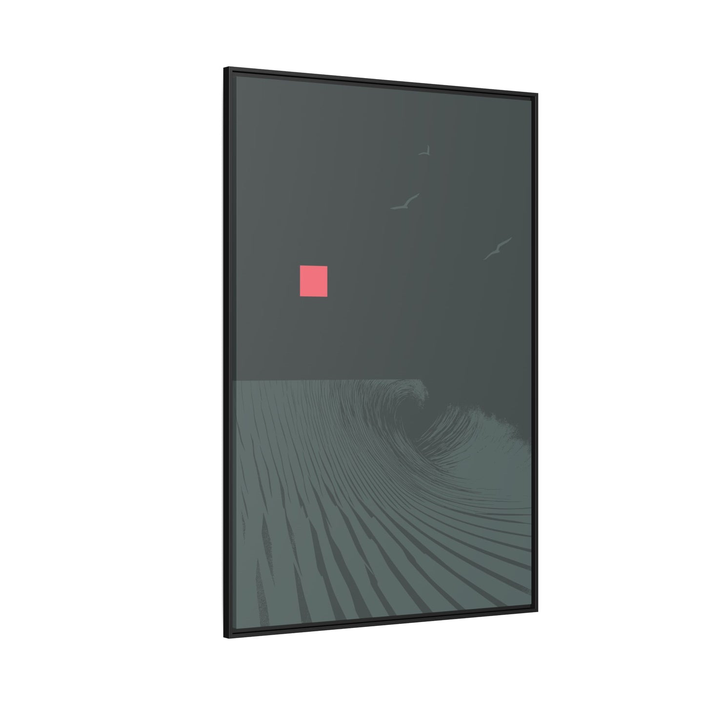 Vortex - Deep Sea - XL Framed Canvas