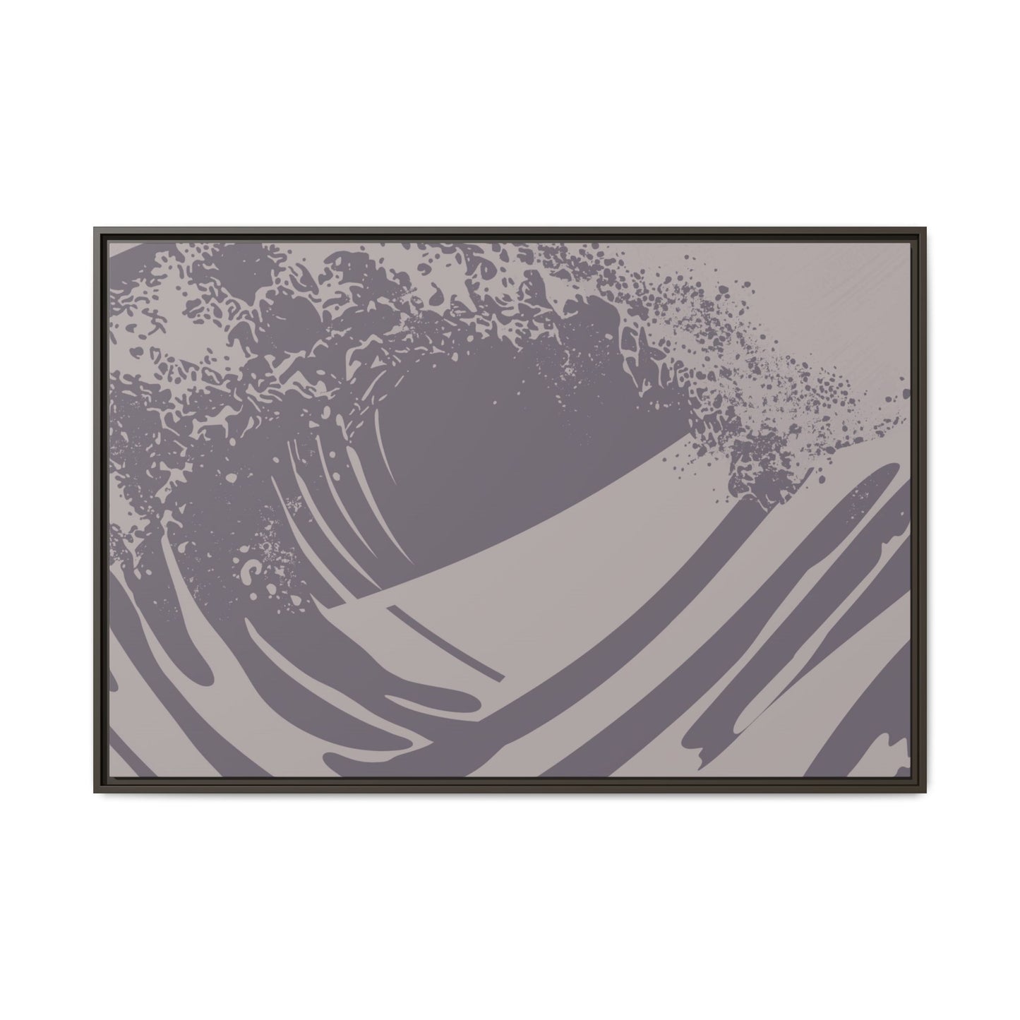 Turmoil - Purple Haze - Framed Canvas