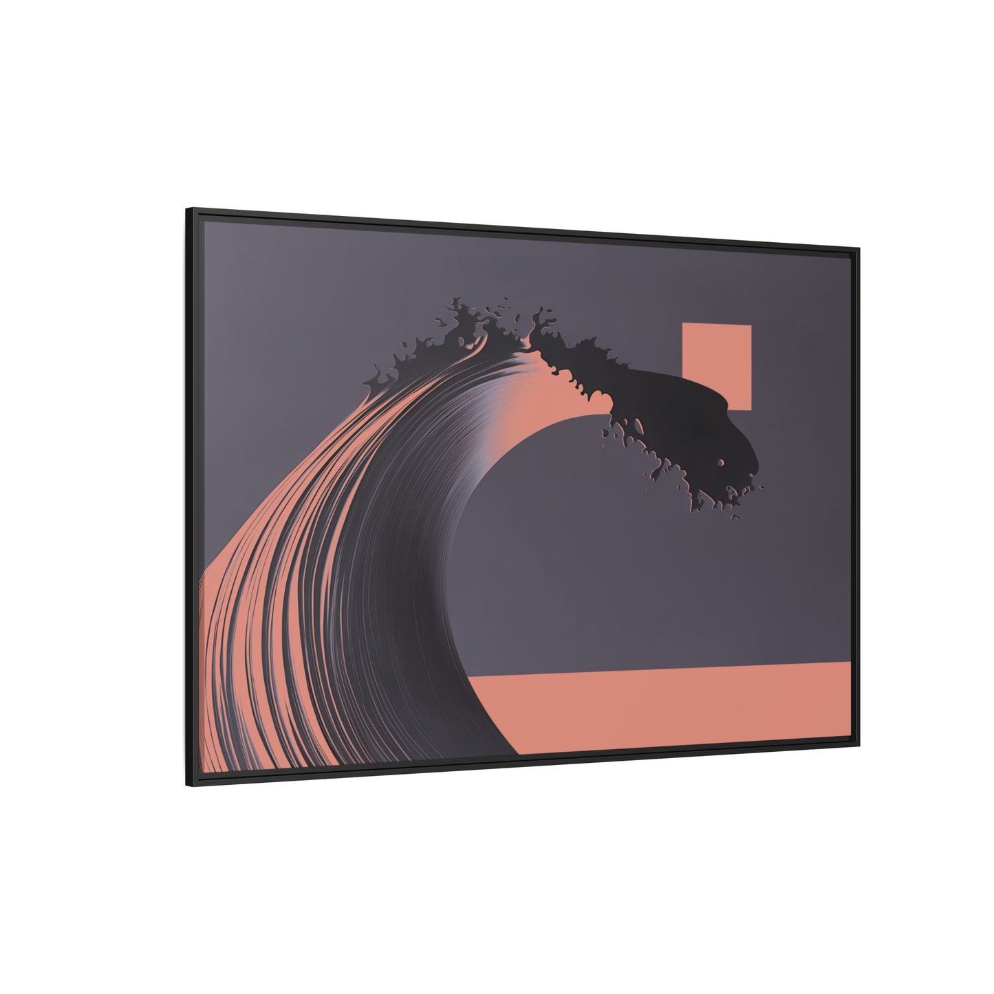 Ohara - Purple Haze - XL Framed Canvas
