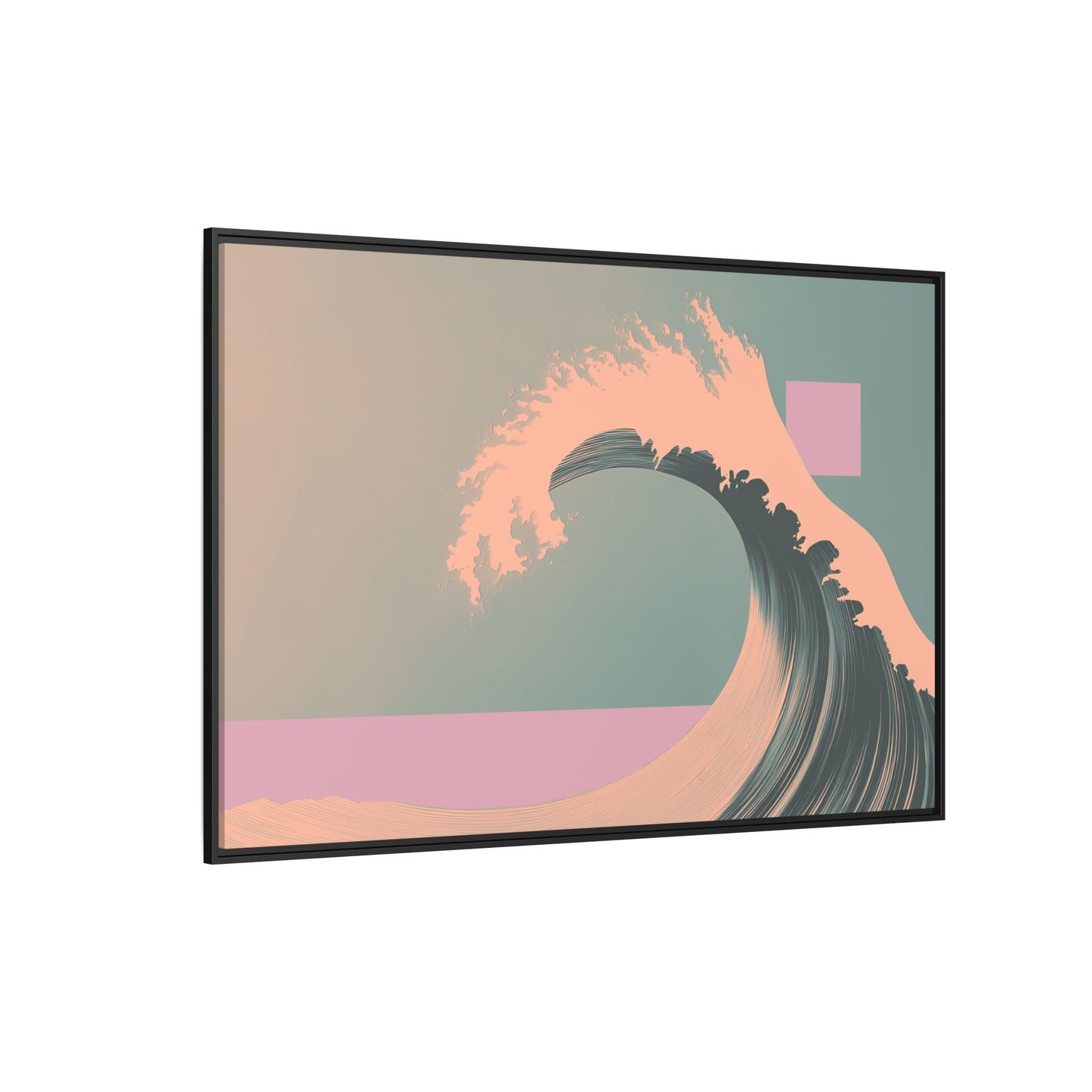 Ohara - Green Haze - XL Framed Canvas