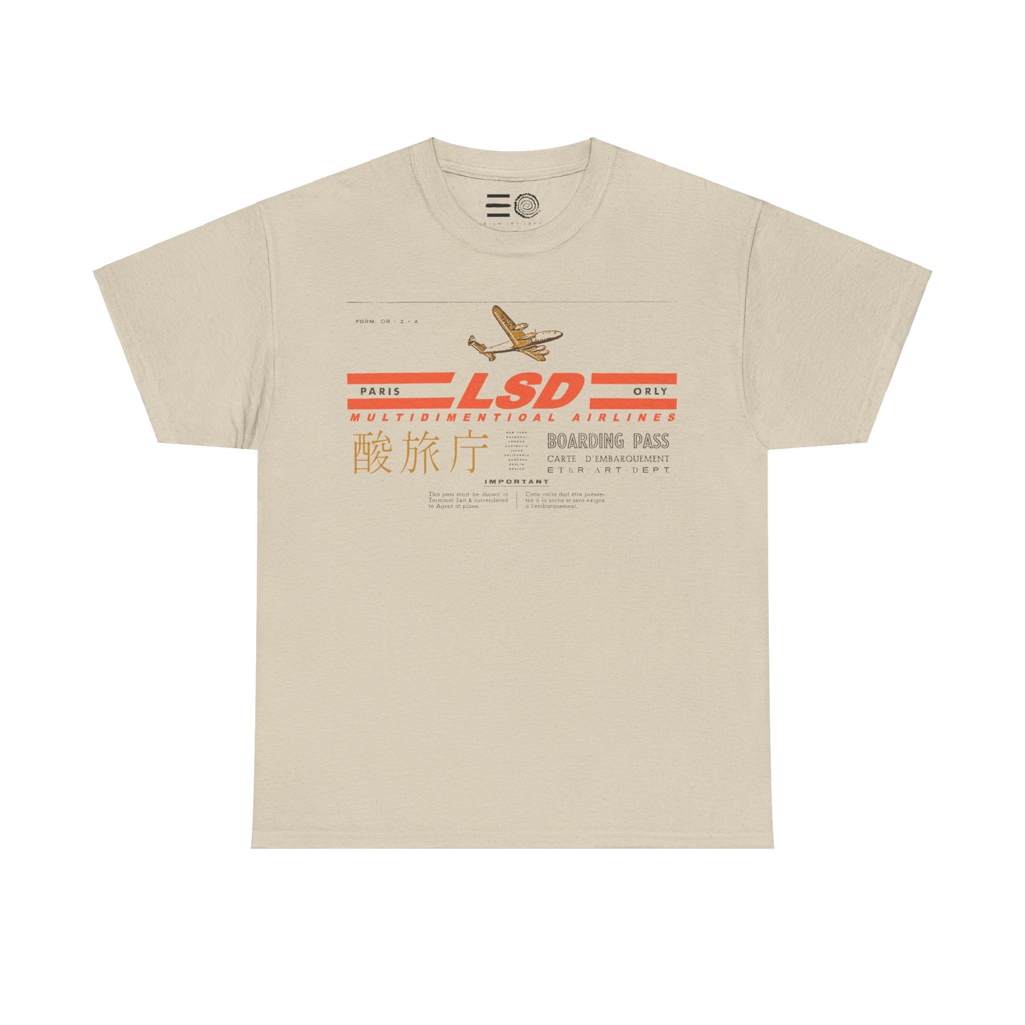 L.S.D. Boarding Pass T-Shirt
