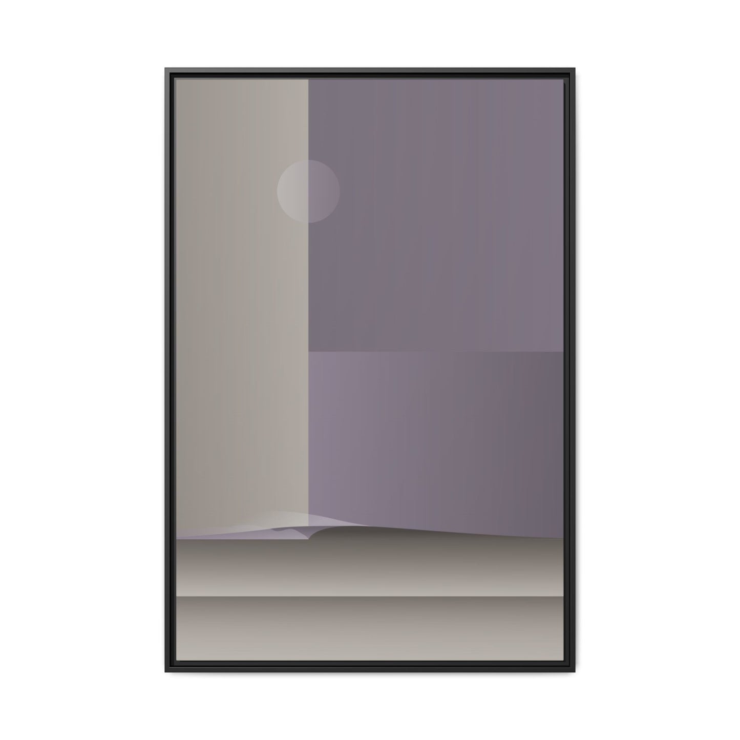 Runner - Purple Haze - Framed Canvas