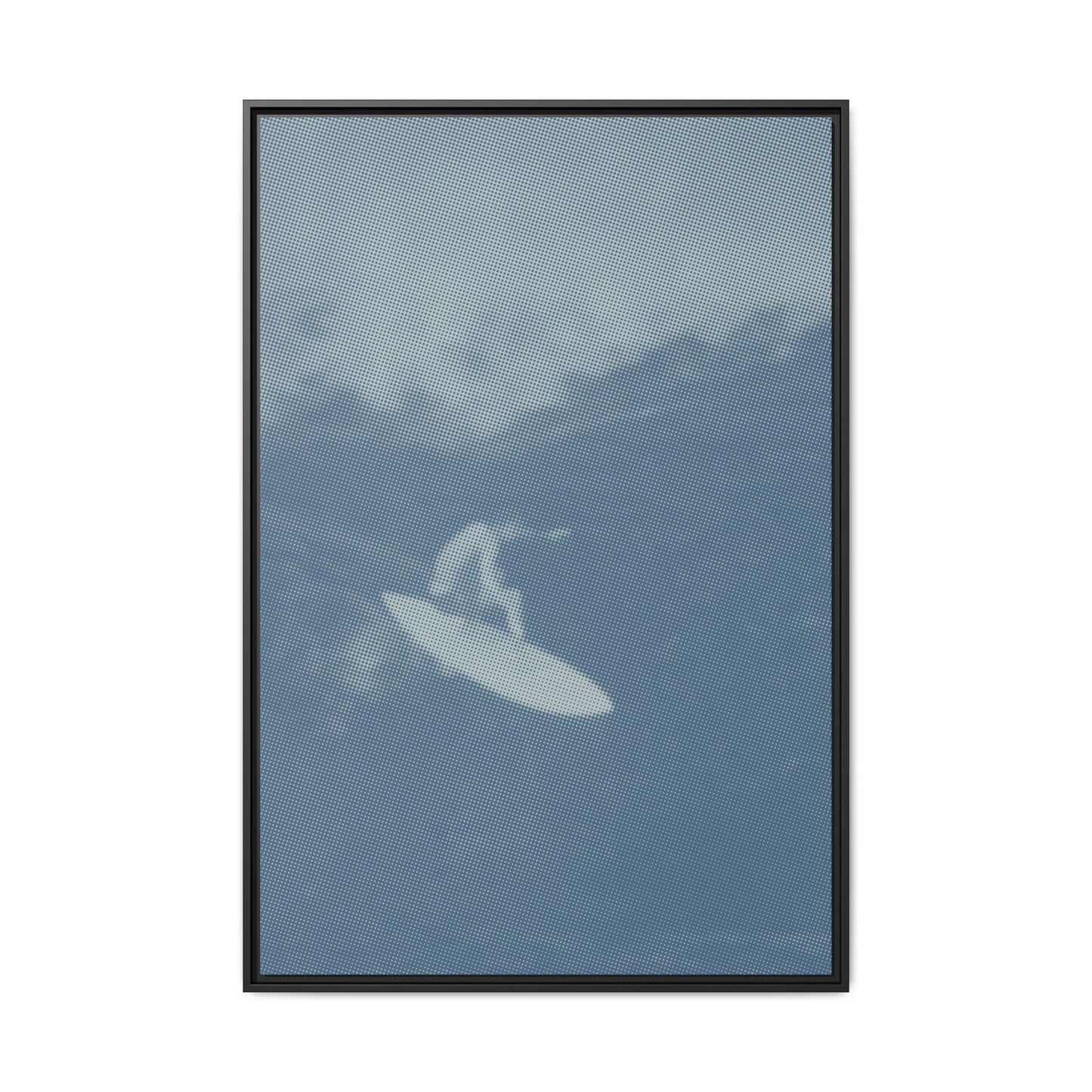 Gerry Cover Shot - Blue Haze - Framed Canvas