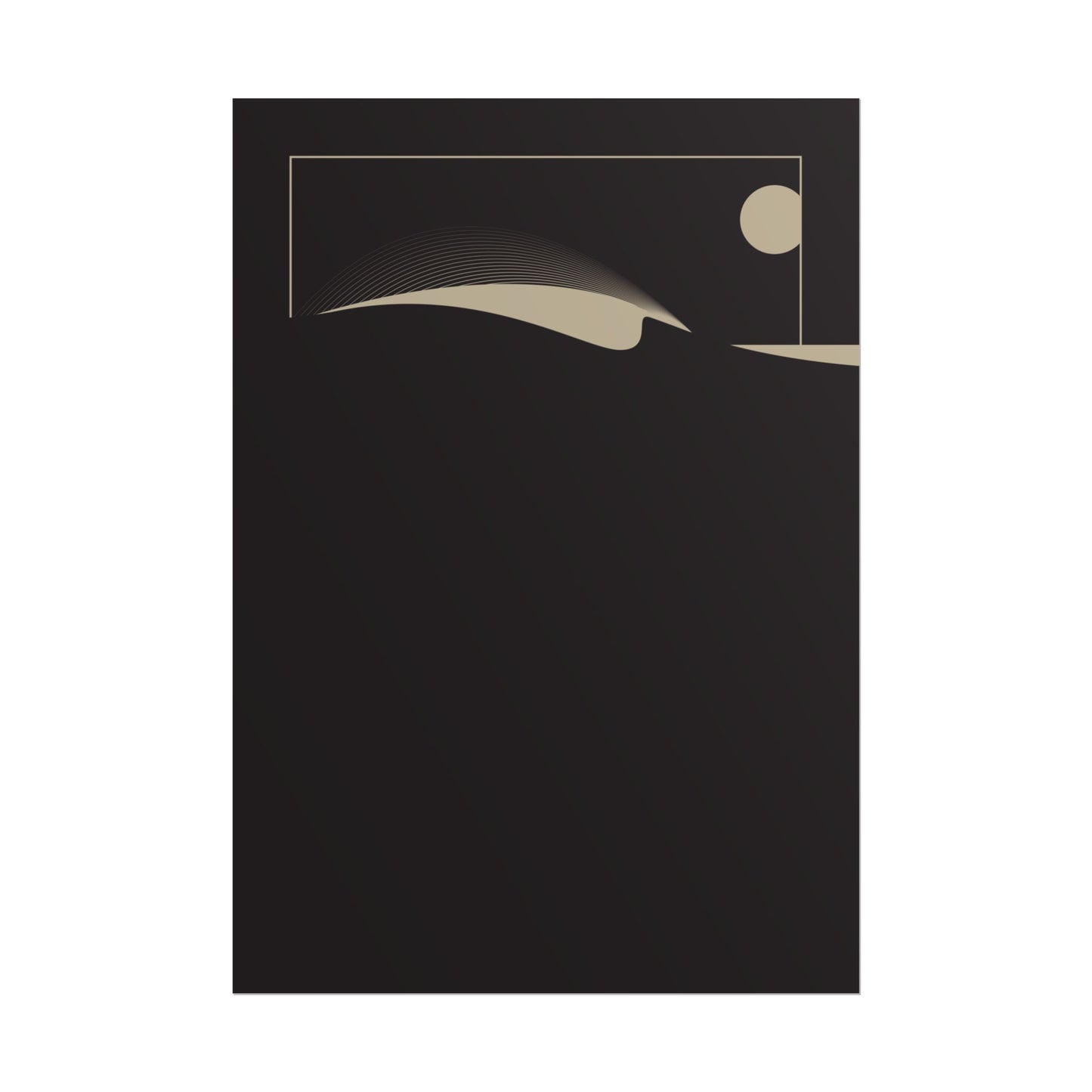 Night Wave 1 - Black - Fine Art Print
