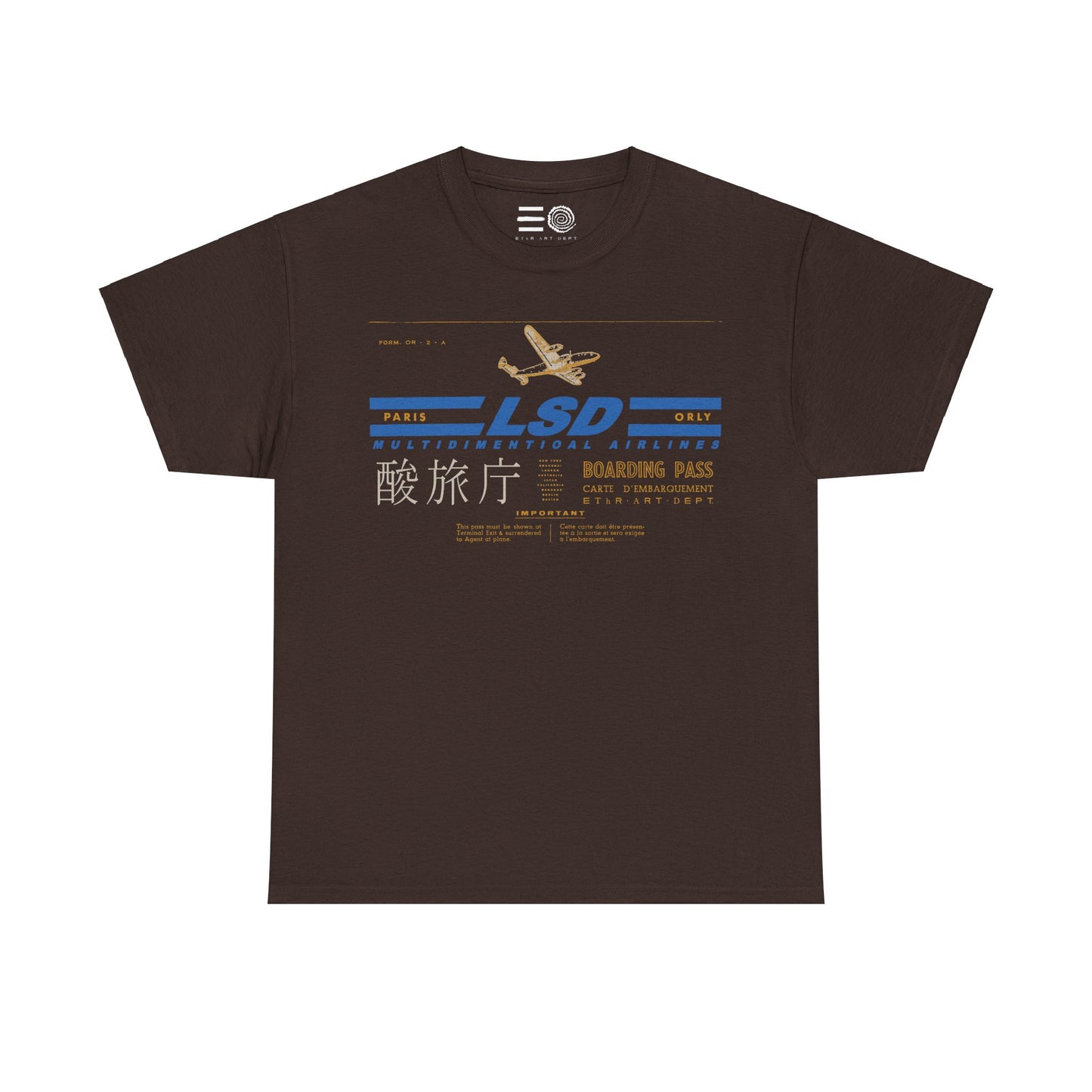 L.S.D. Boarding Pass T-Shirt