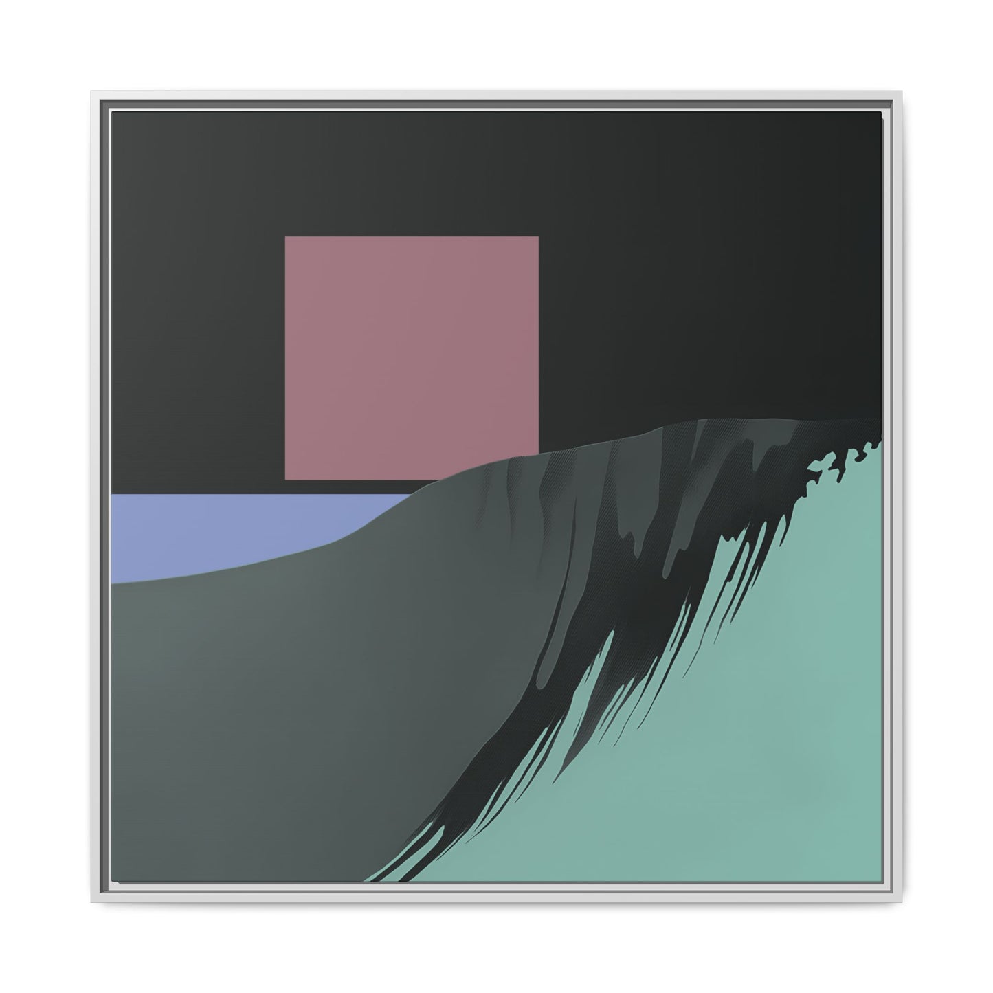 Scwared - Foam - Framed Canvas