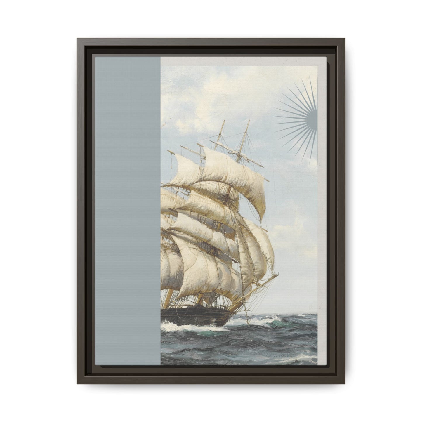 High Seas - MDRN ANTQ - Framed Canvas