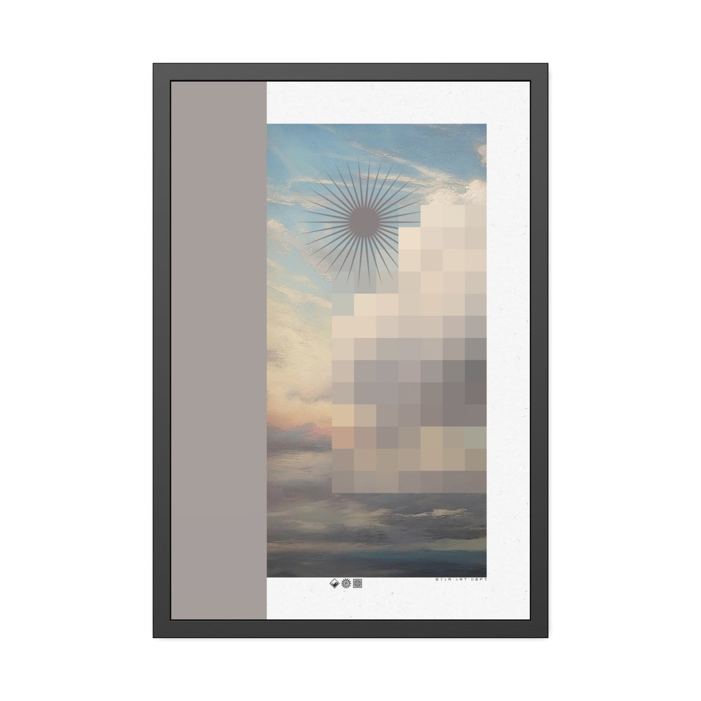 Stratus - MDRN ANTQ - Framed Print
