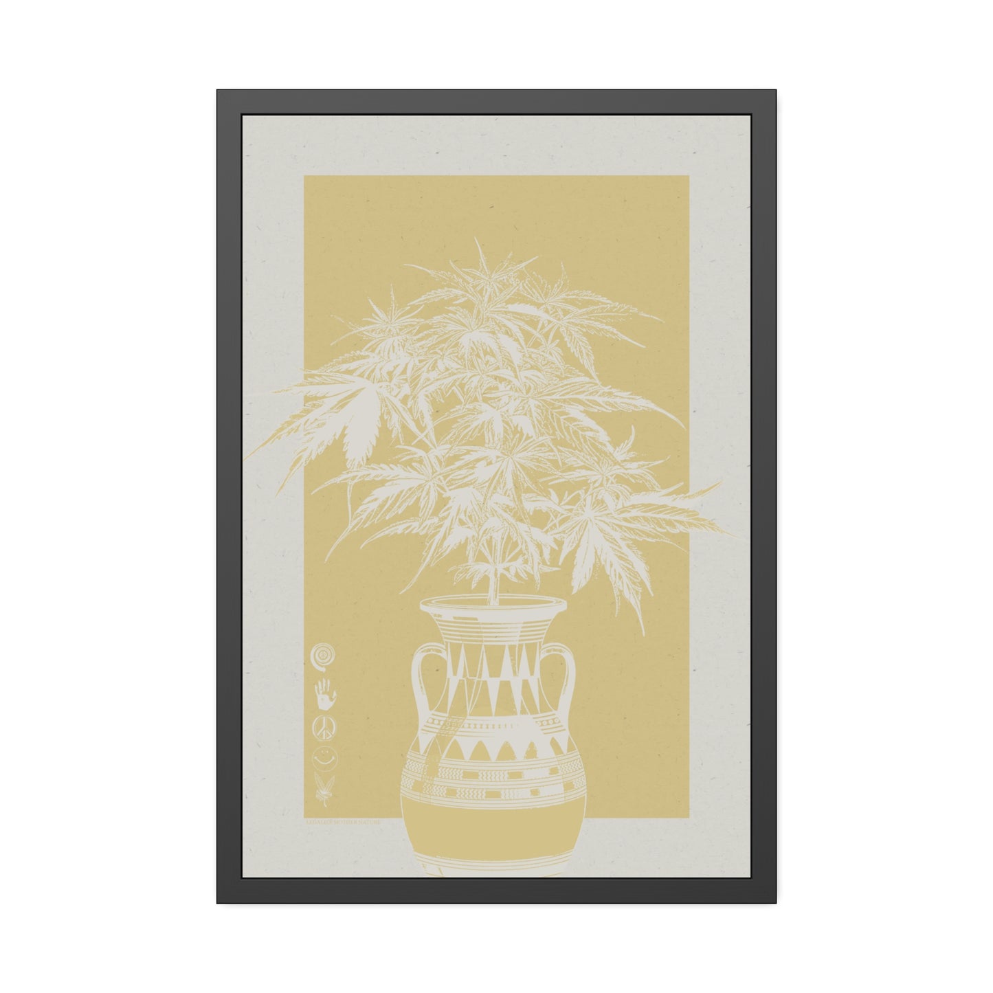 Legalize Mother Nature - Sunny- Framed Print