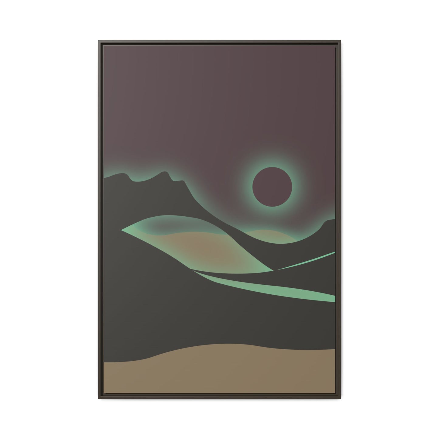 Arch - Merlot - Framed Canvas
