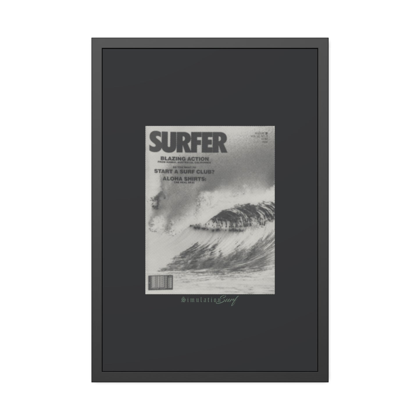 Drainer Cover Shot - Invert - Framed Print