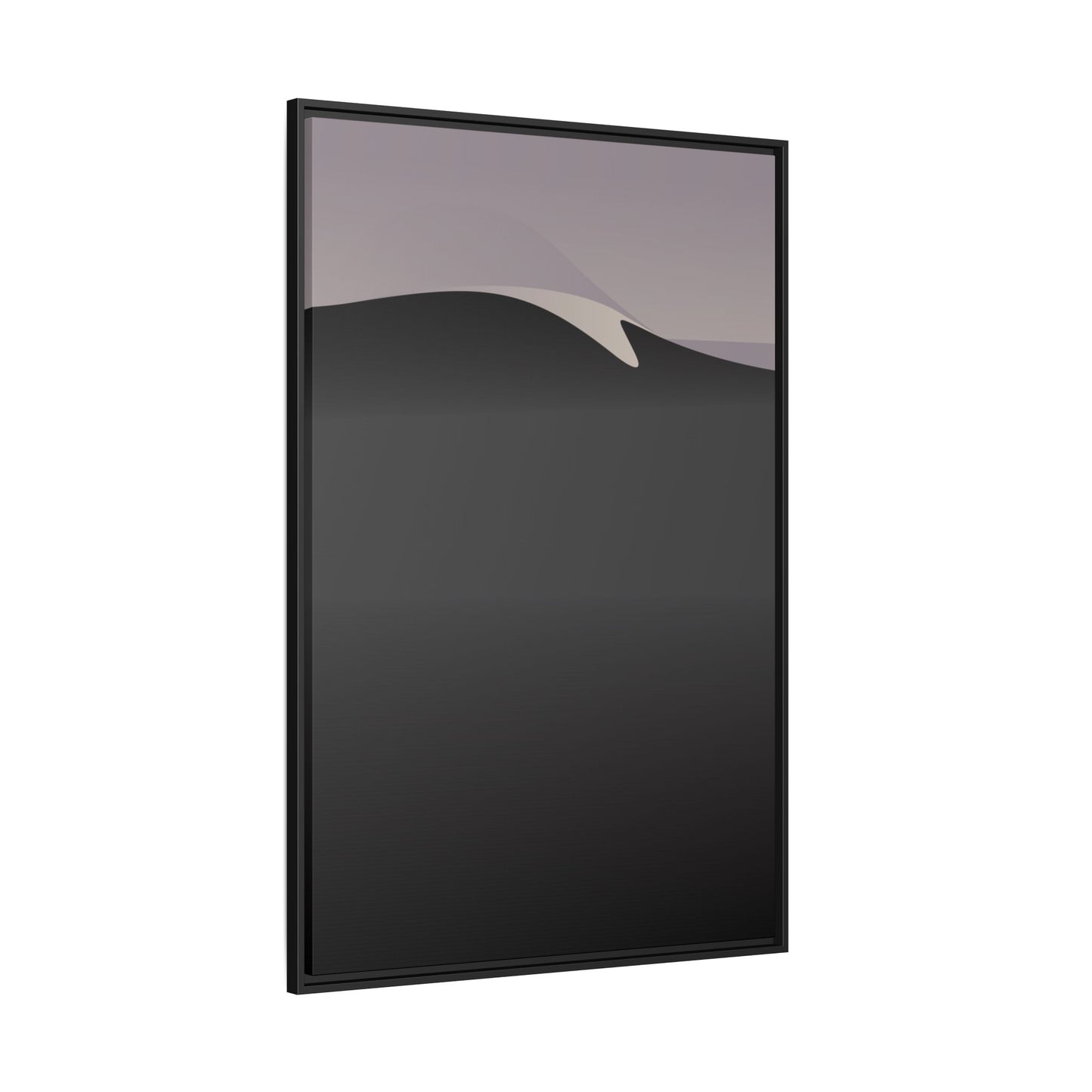 Hazy 3 - Framed Canvas