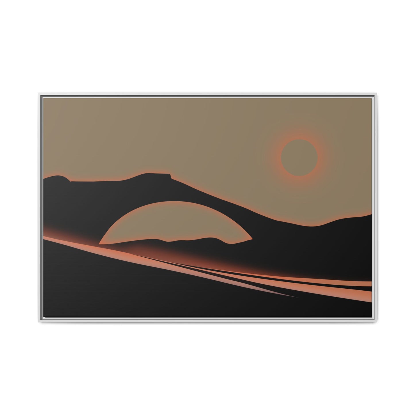 Copy of Archway - Sand - Framed Canvas