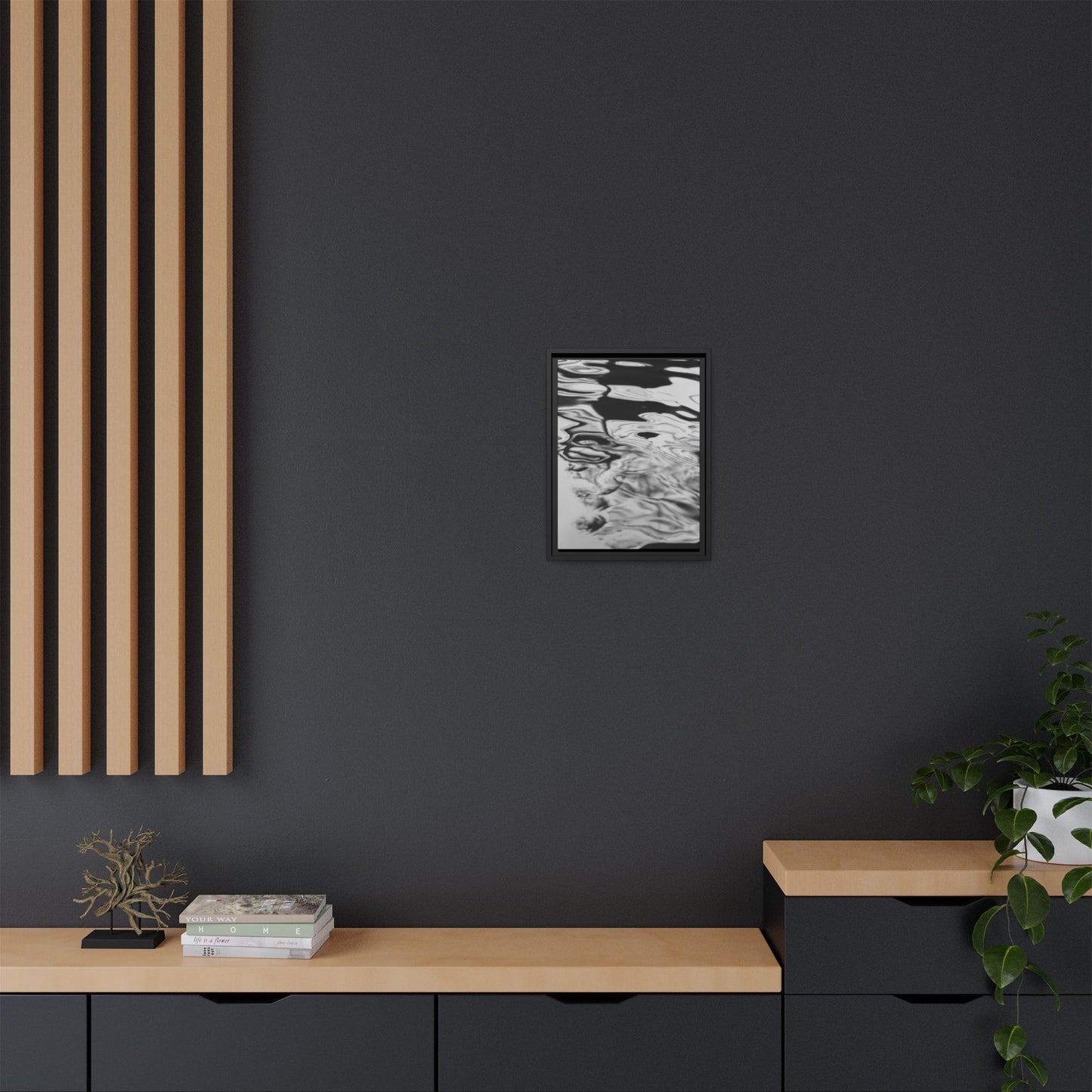 Ripple - Framed Canvas