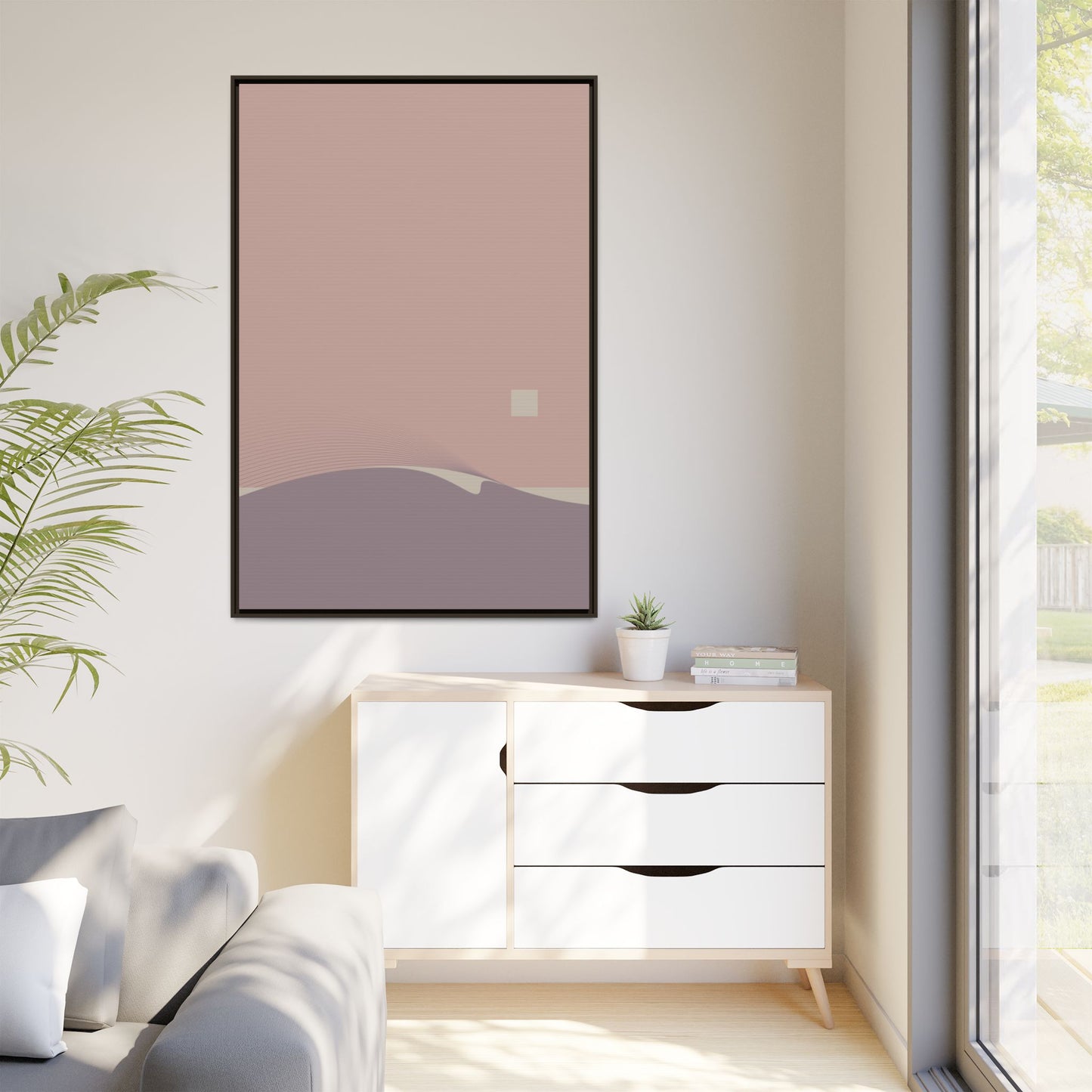 Day Wave - Dawn - XL Framed Canvas