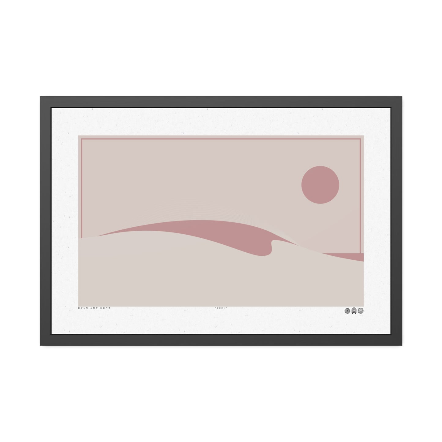 Peel 4 - Dawn - Framed Print