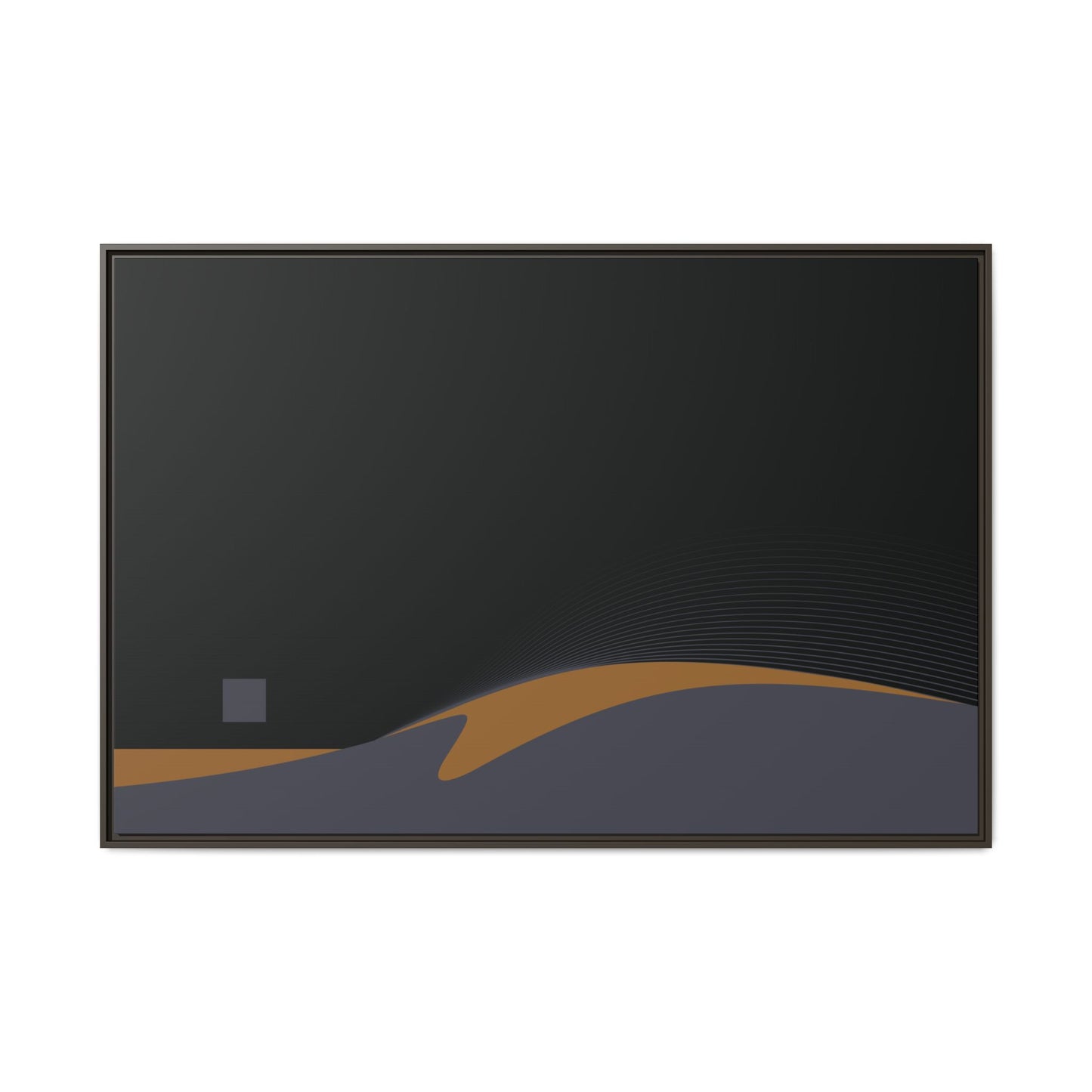 Night Wave - Purple Haze - XL Framed Canvas