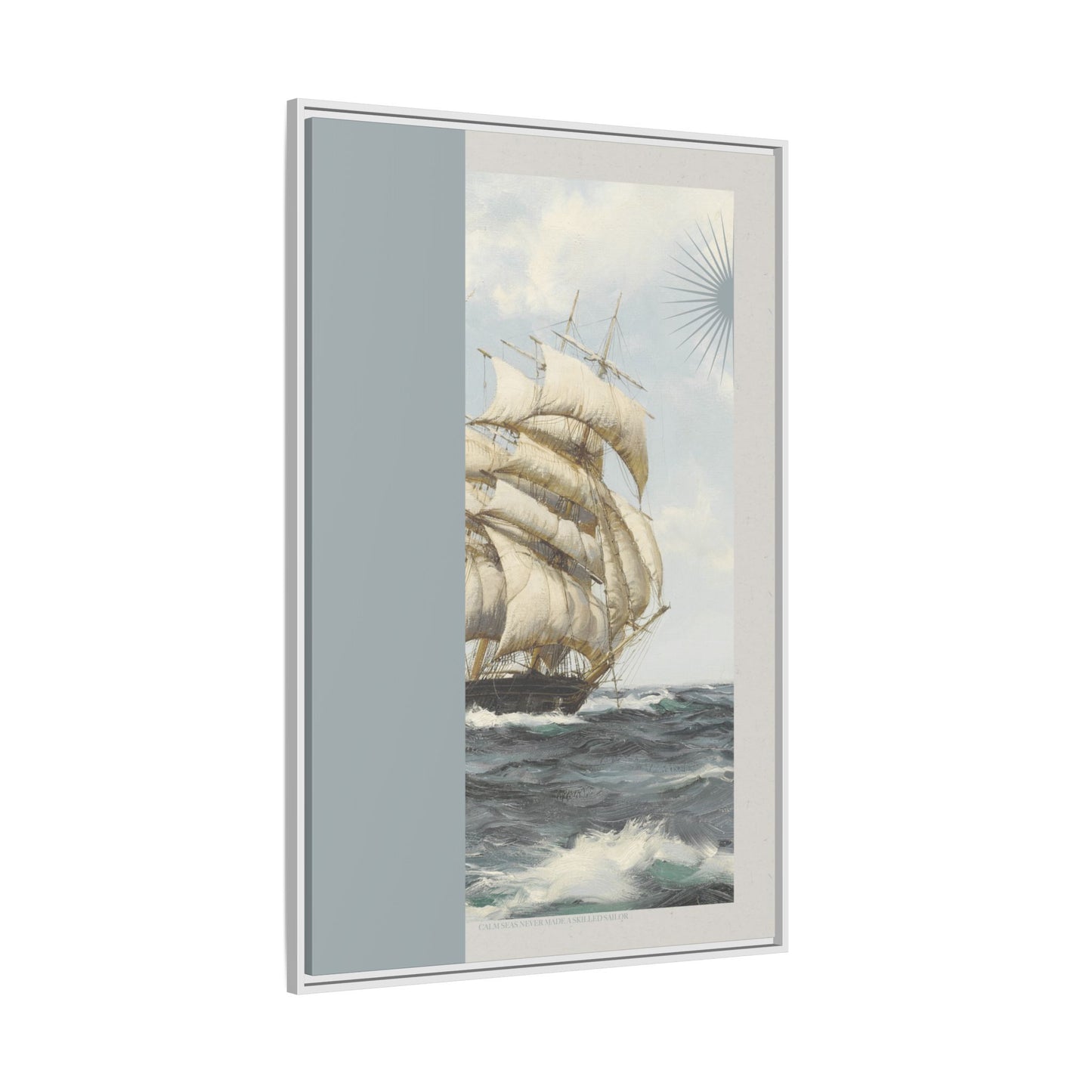 High Seas - MDRN ANTQ - Framed Canvas