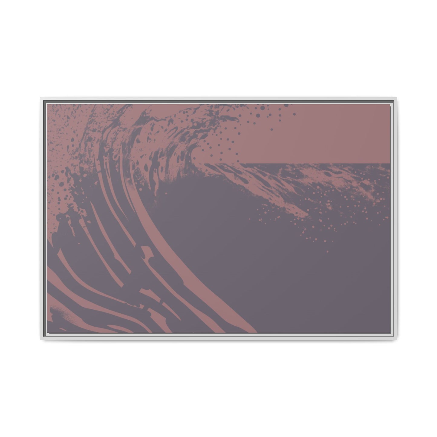 Turmoil 2 - Dusk - Framed Canvas