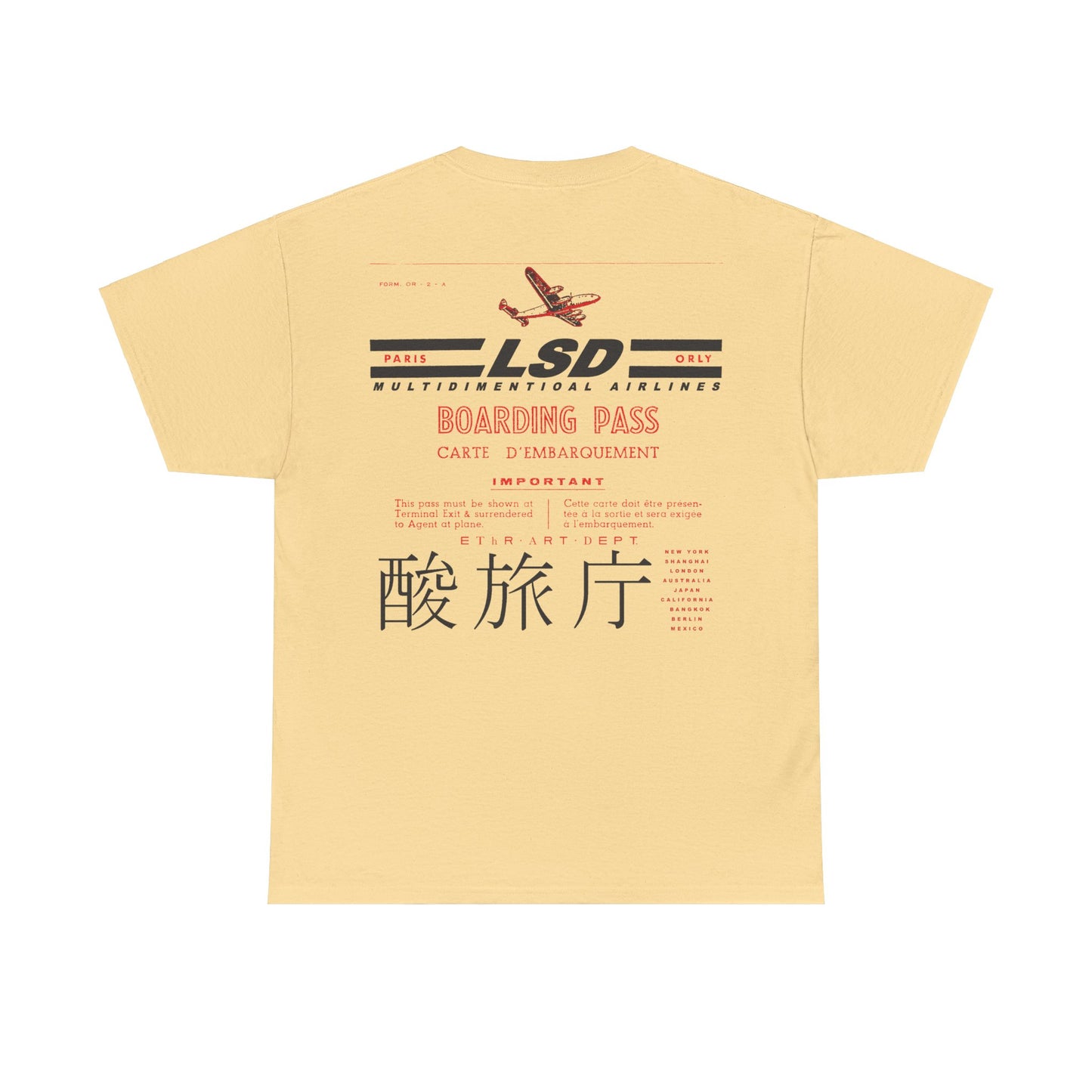 L.S.D. Boarding Pass T-Shirt