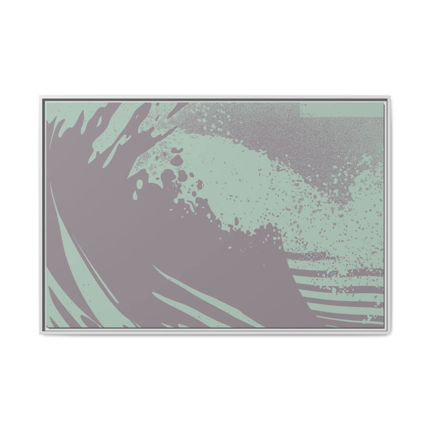 Turmoil 3 - Foam - Framed Canvas