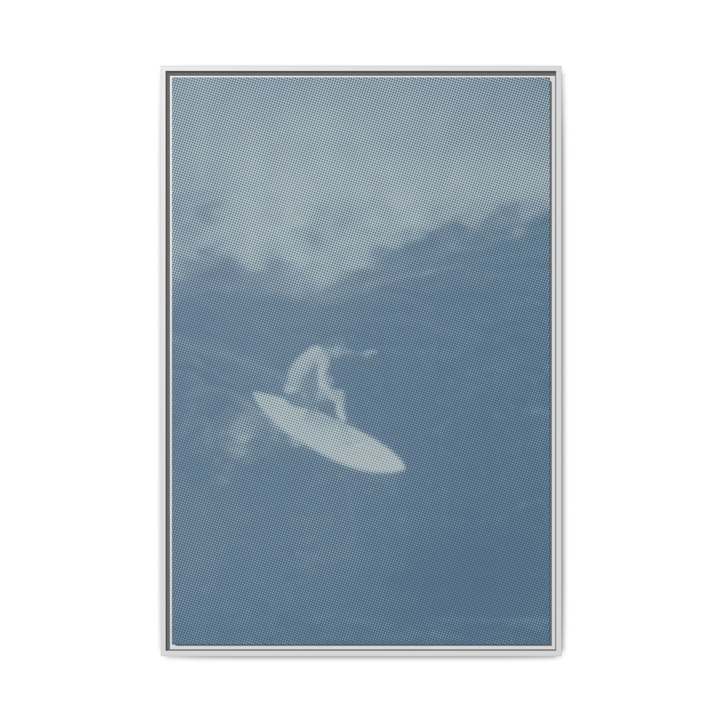 Gerry Cover Shot - Blue Haze - Framed Canvas