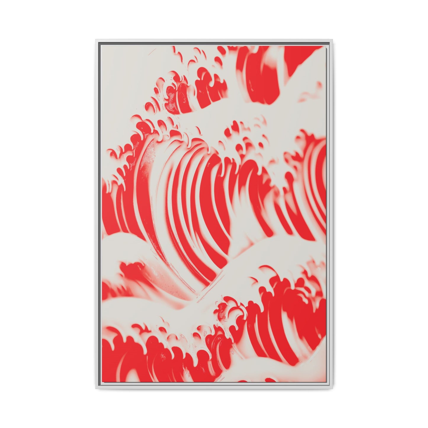 Eastern Crest - Lava - Framed Canvas