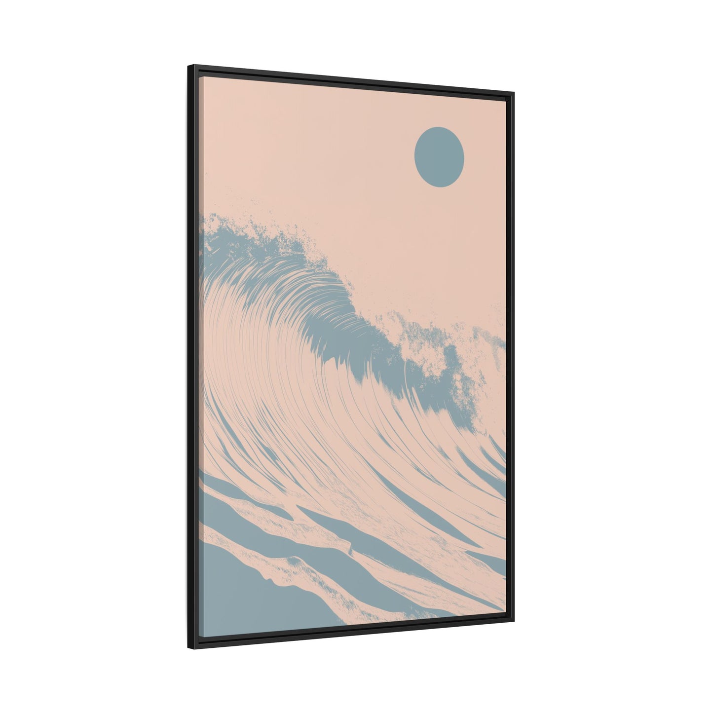 Thresh Wave - Dusk - Framed Canvas