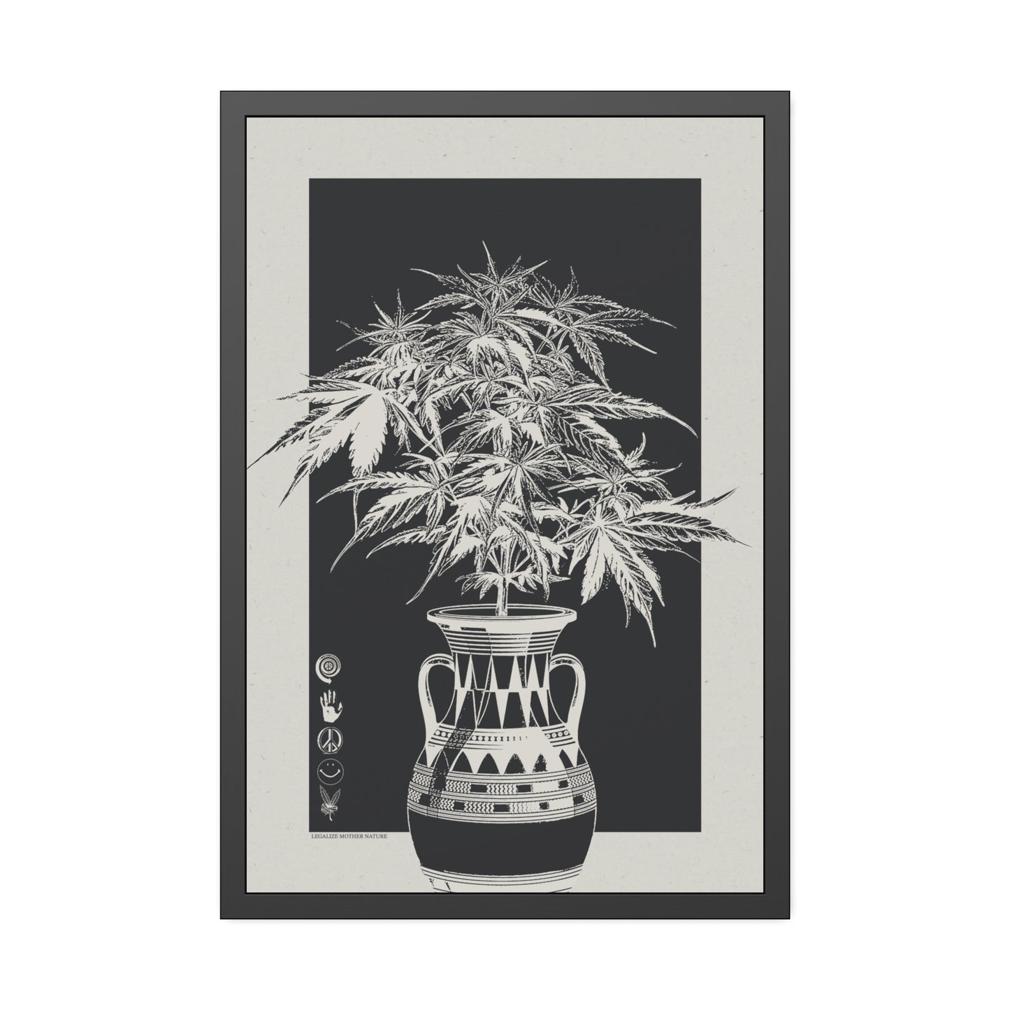 Legalize Mother Nature - Night- Framed Print