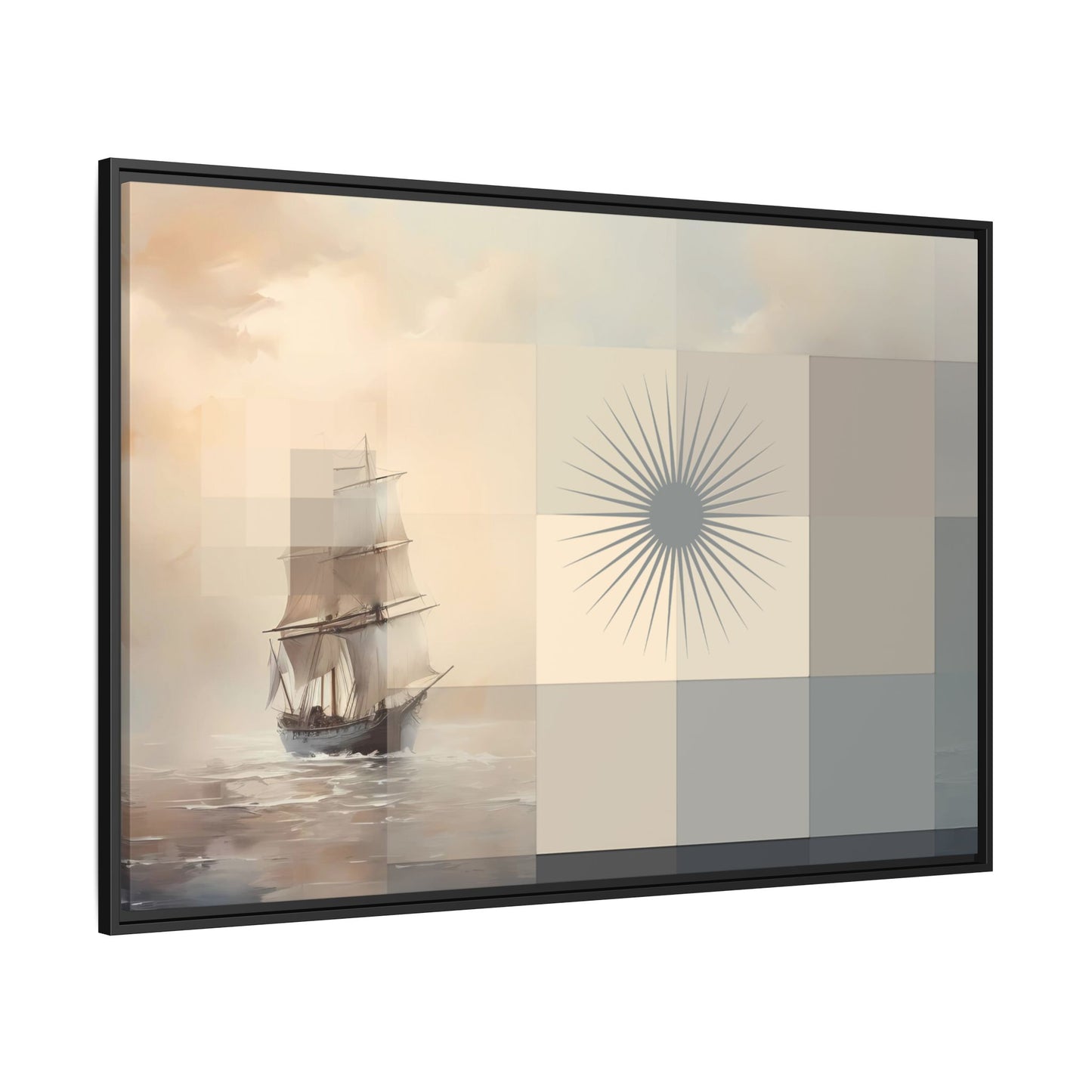 Calm Seas - Framed Canvas