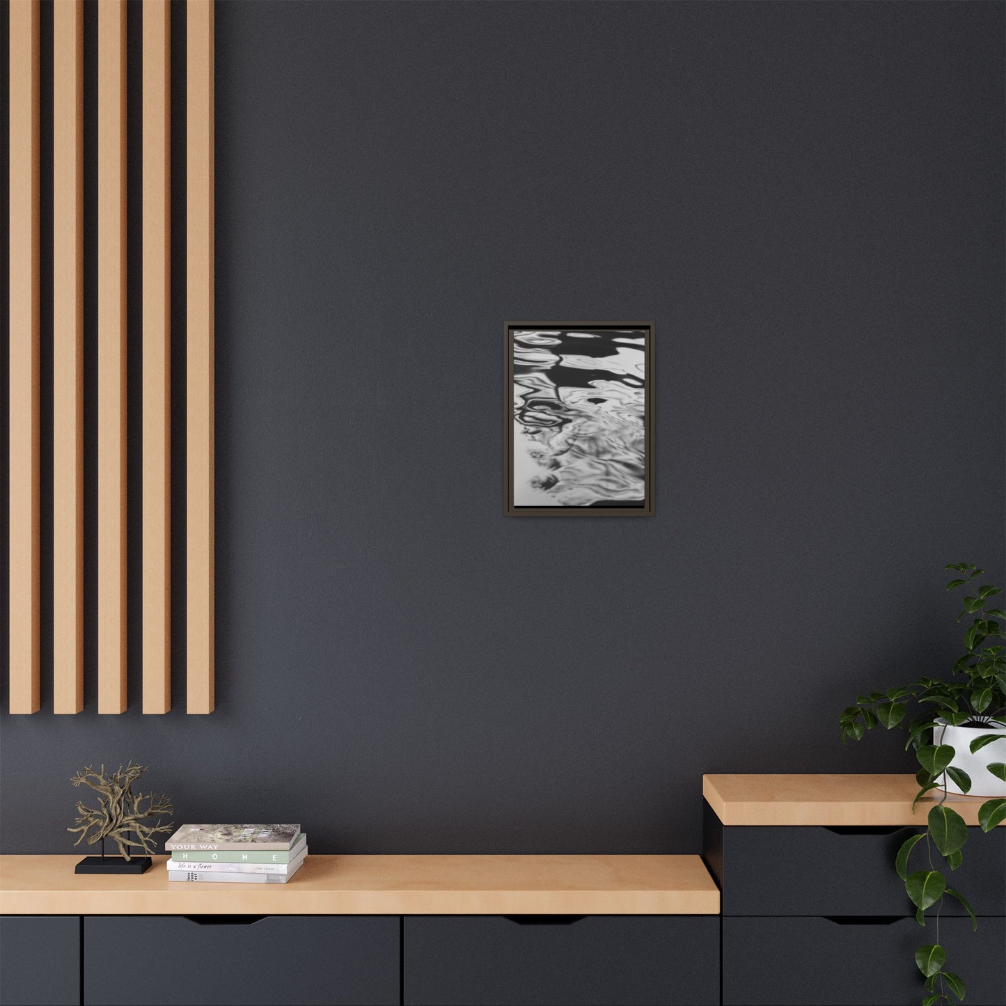 Ripple - Framed Canvas