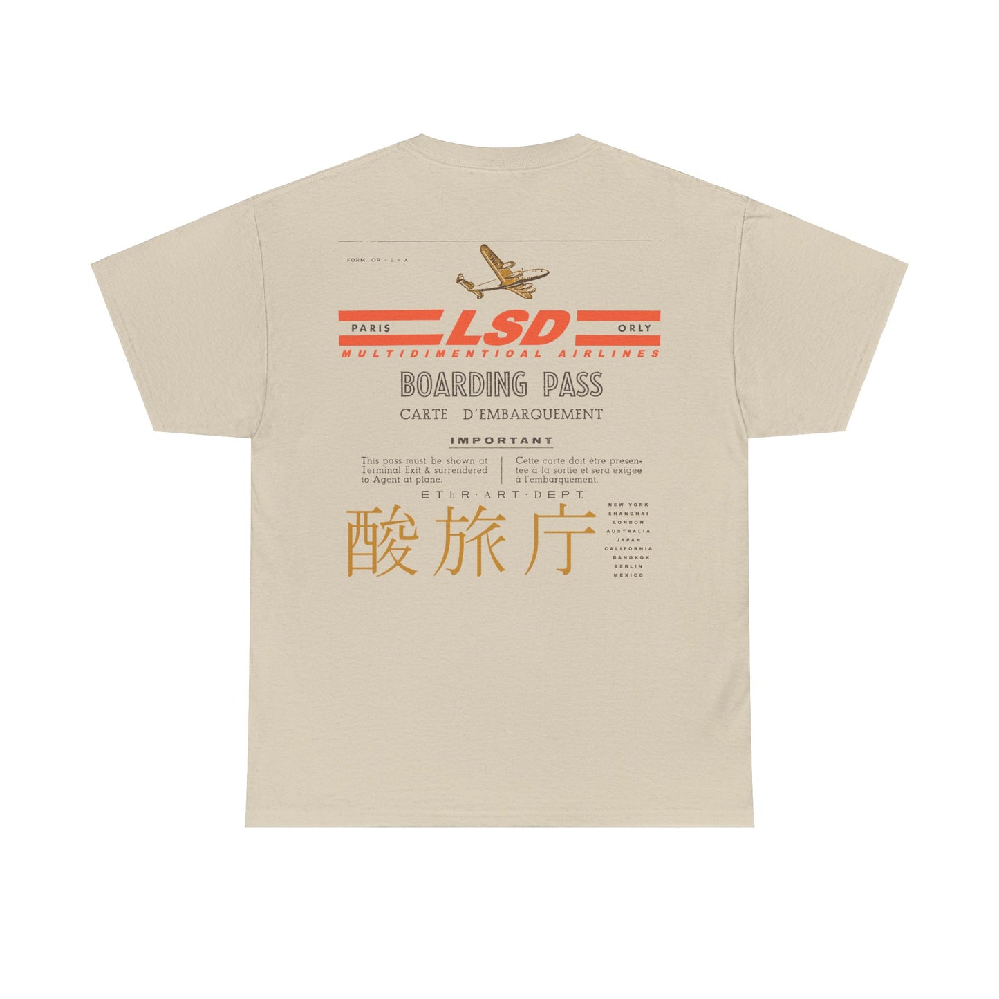 L.S.D. Boarding Pass T-Shirt