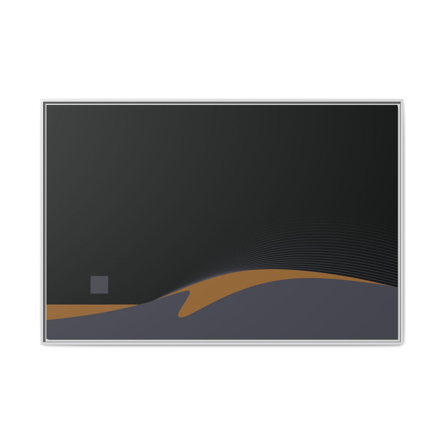 Night Wave - Purple Haze - XL Framed Canvas