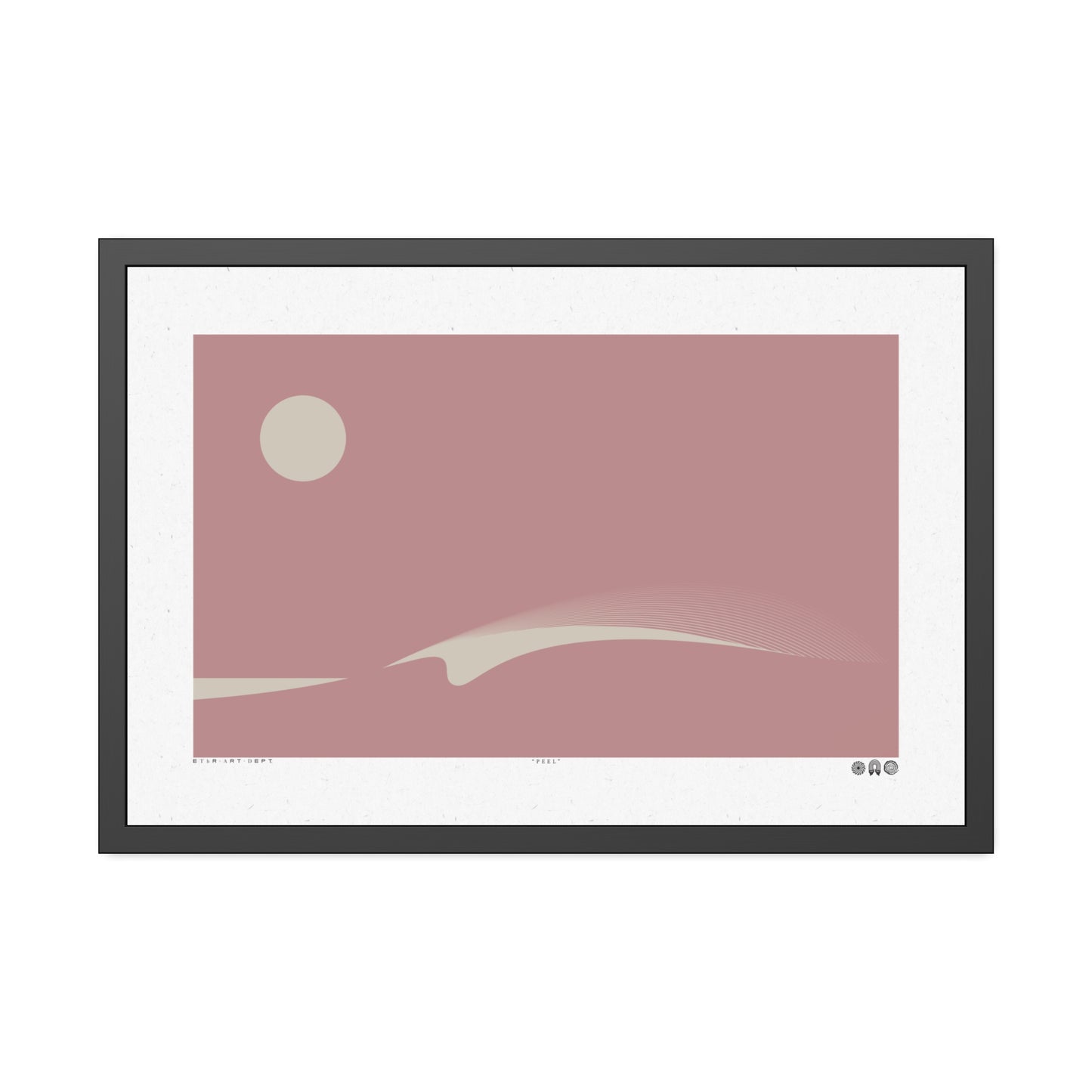 Peel 3 - Dusk - Framed Print