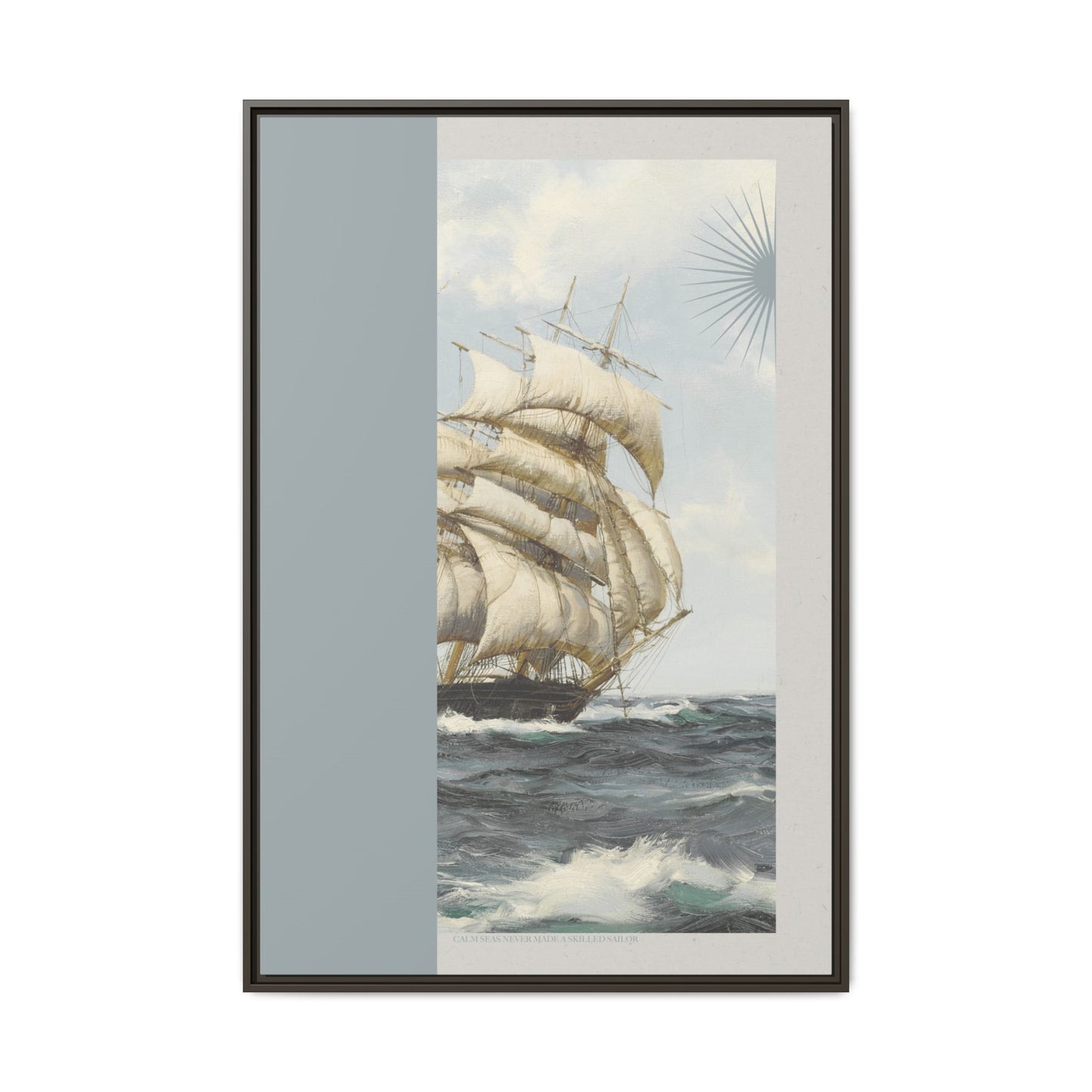 High Seas - MDRN ANTQ - Framed Canvas