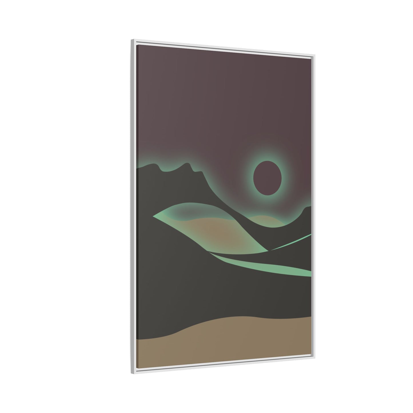 Arch - Merlot - Framed Canvas