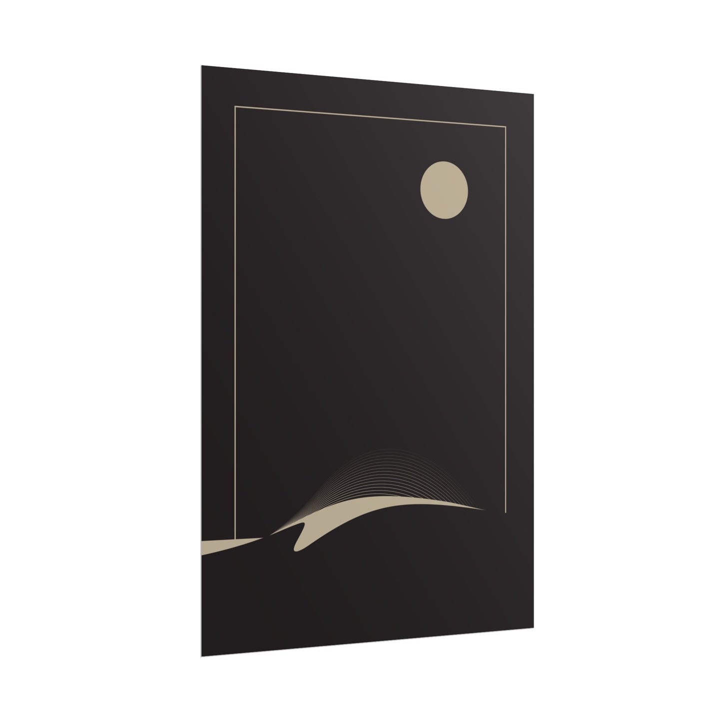 Night Wave 2 - Black - Fine Art Print
