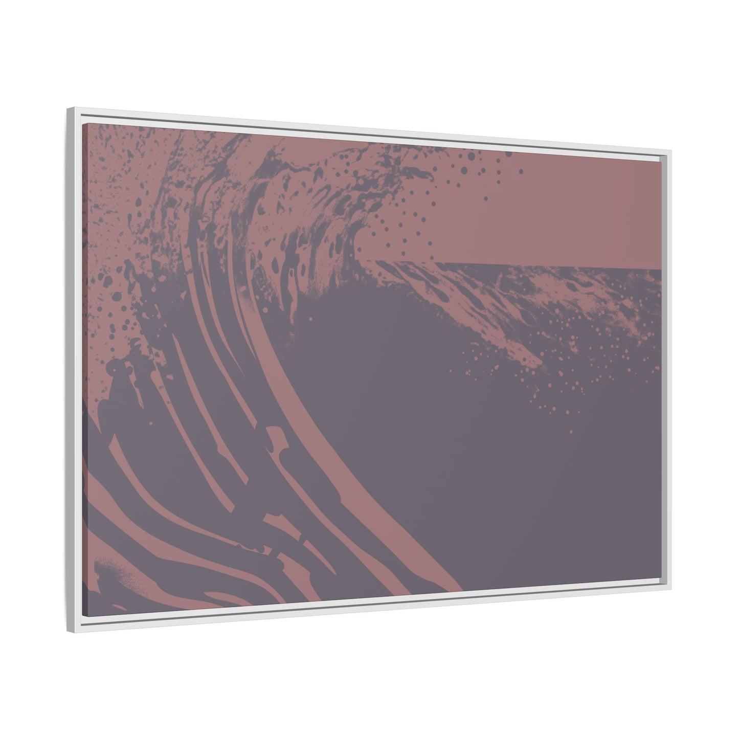 Turmoil 2 - Dusk - Framed Canvas