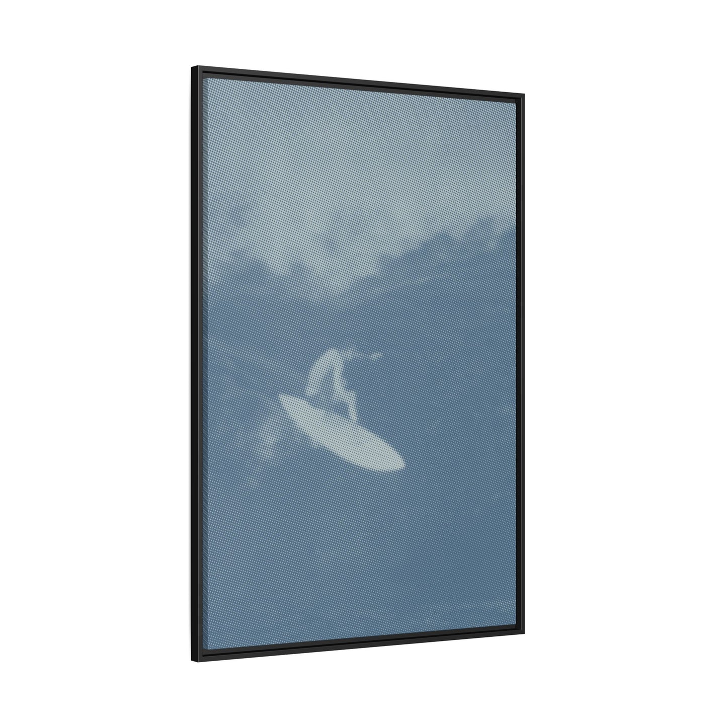 Gerry Cover Shot - Blue Haze - Framed Canvas