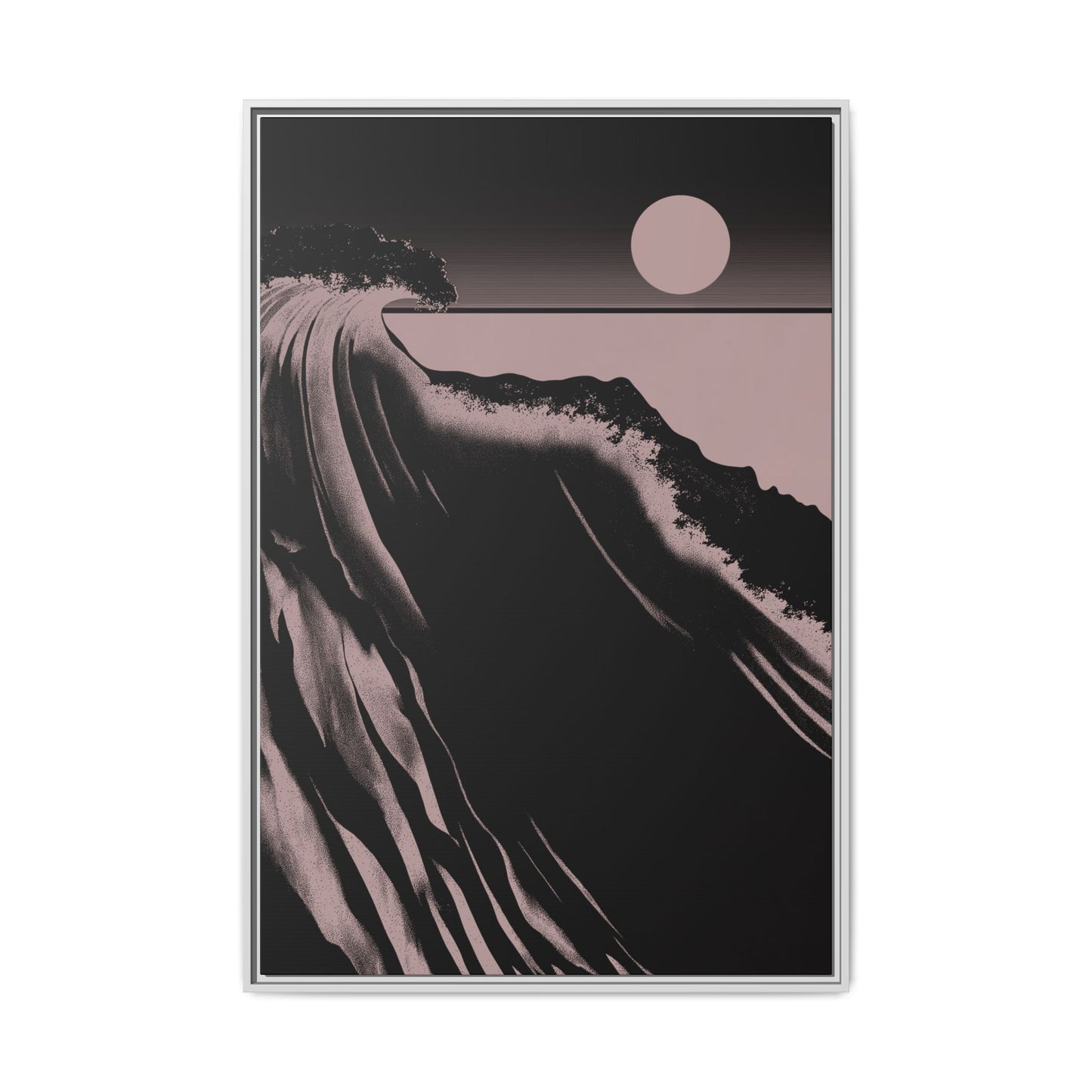 Crest - Night - Framed Canvas