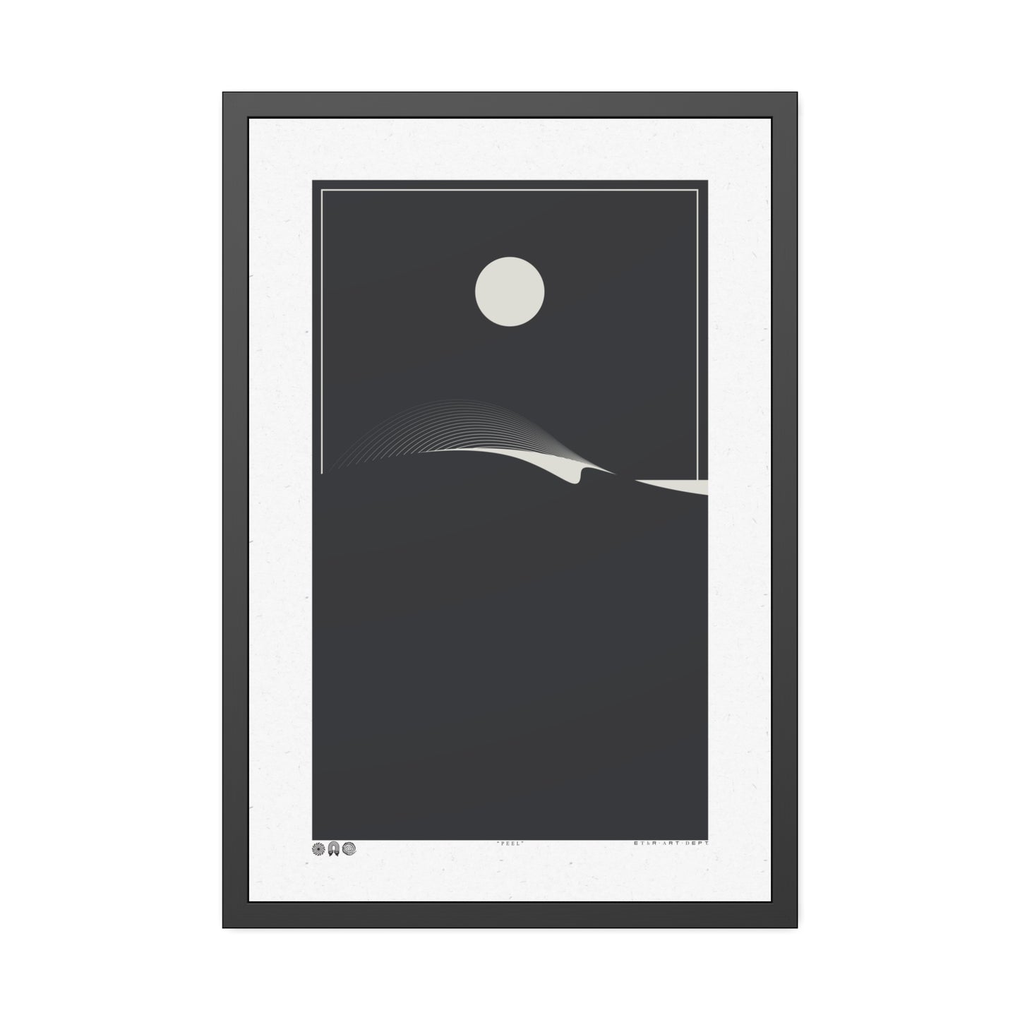 Peel 2 - Night - Framed Print