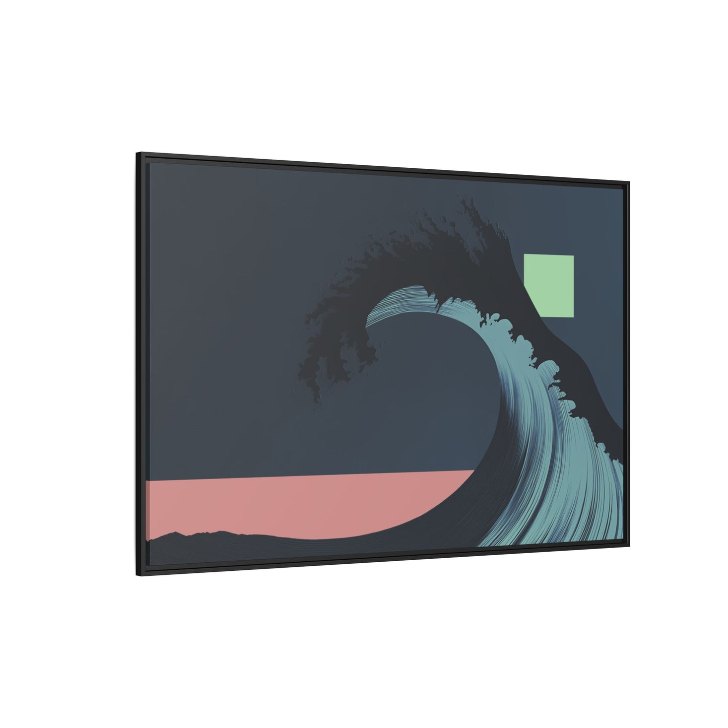 Ohara - Midnight - XL Framed Canvas
