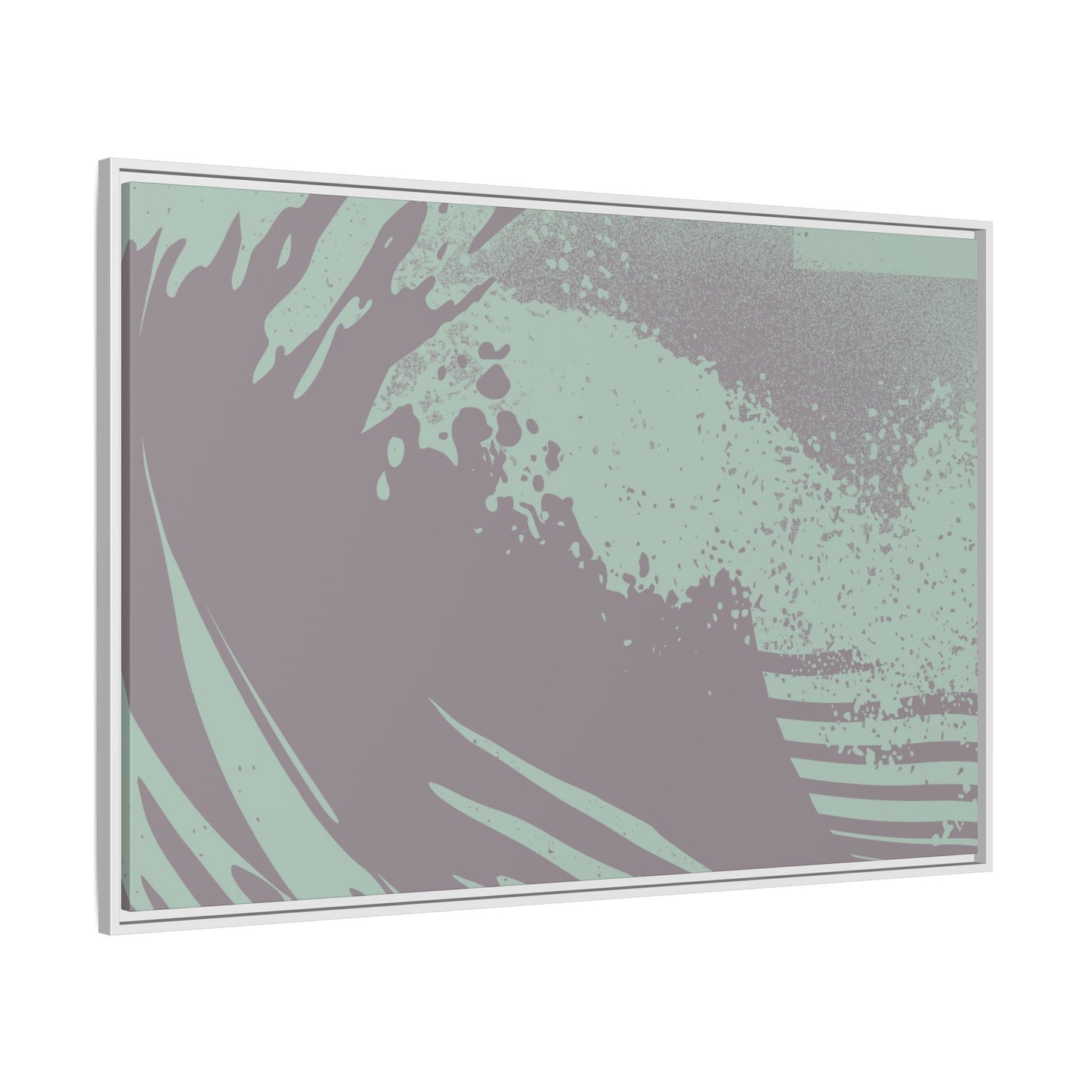 Turmoil 3 - Foam - Framed Canvas