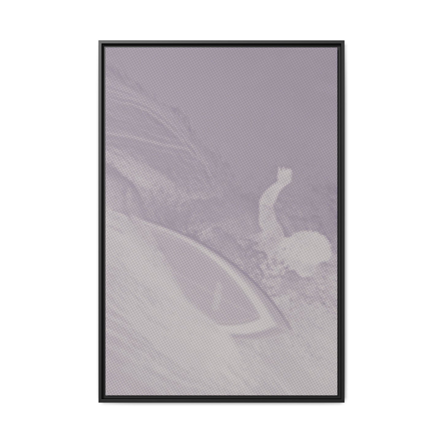Buttons Cover Shot - Purple Haze - Framed Canvas